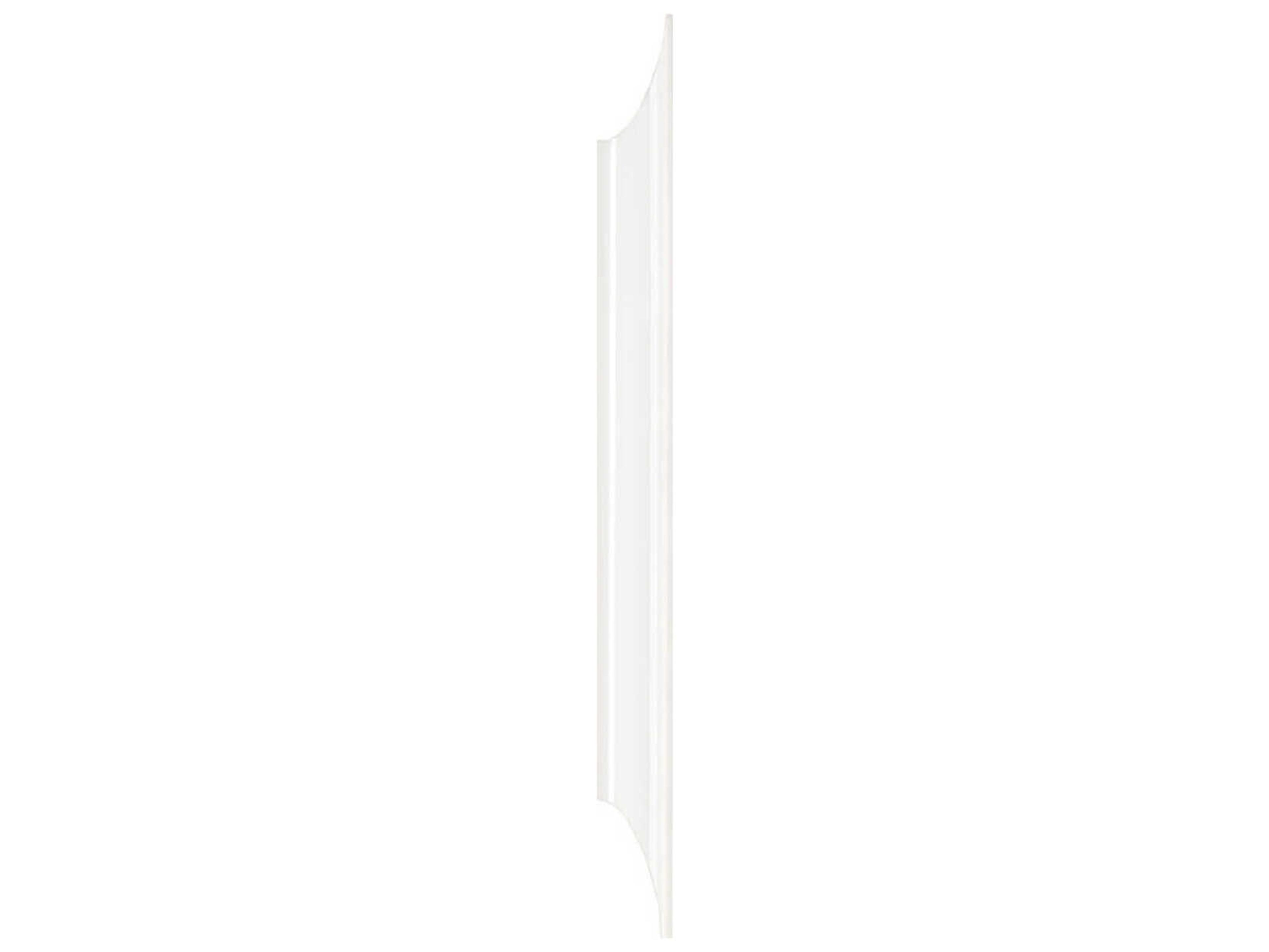 Kartell Francois Ghost White Rectangular Wall Mirror