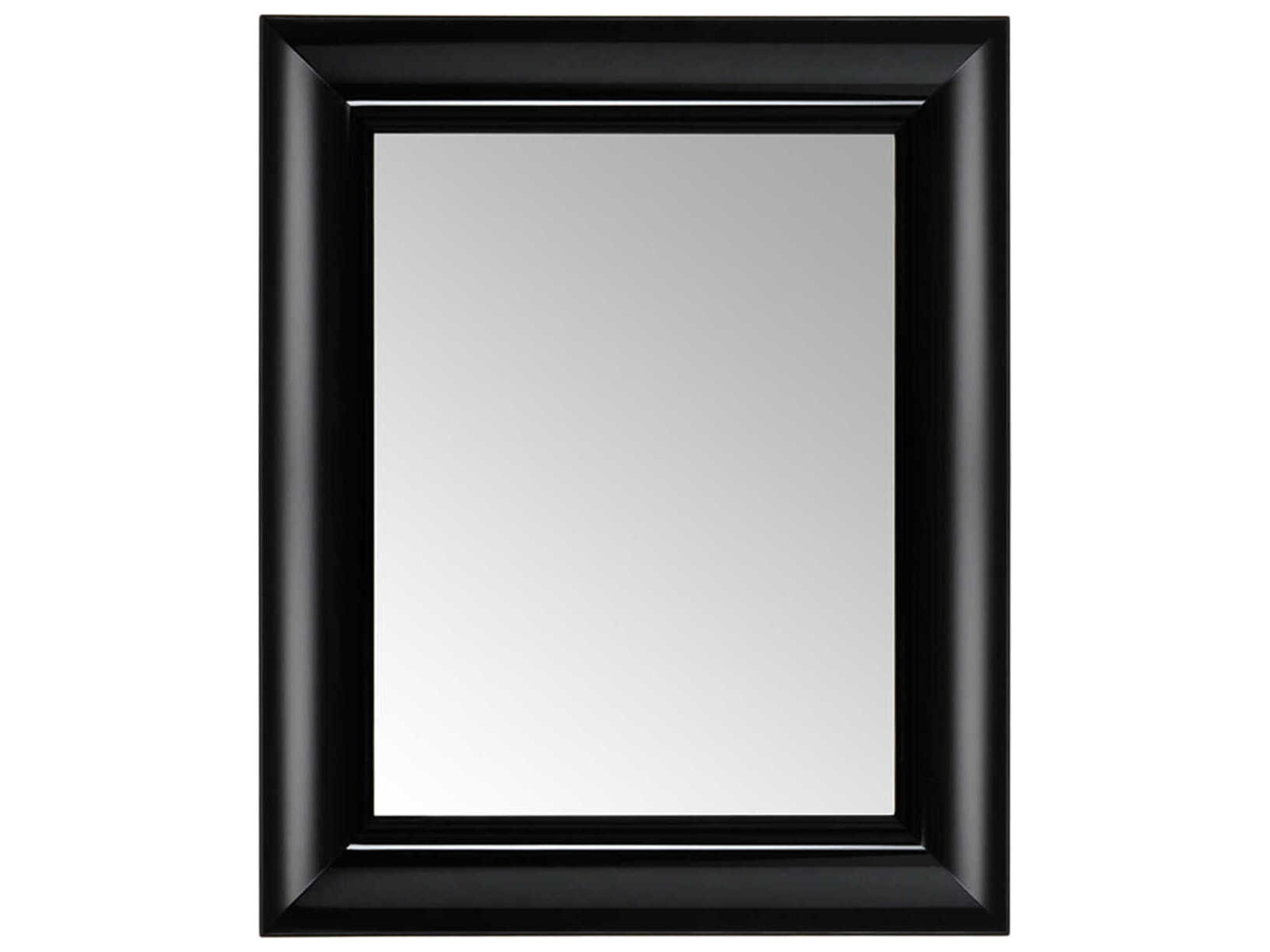 Francois Ghost Black Rectangular Wall Mirror