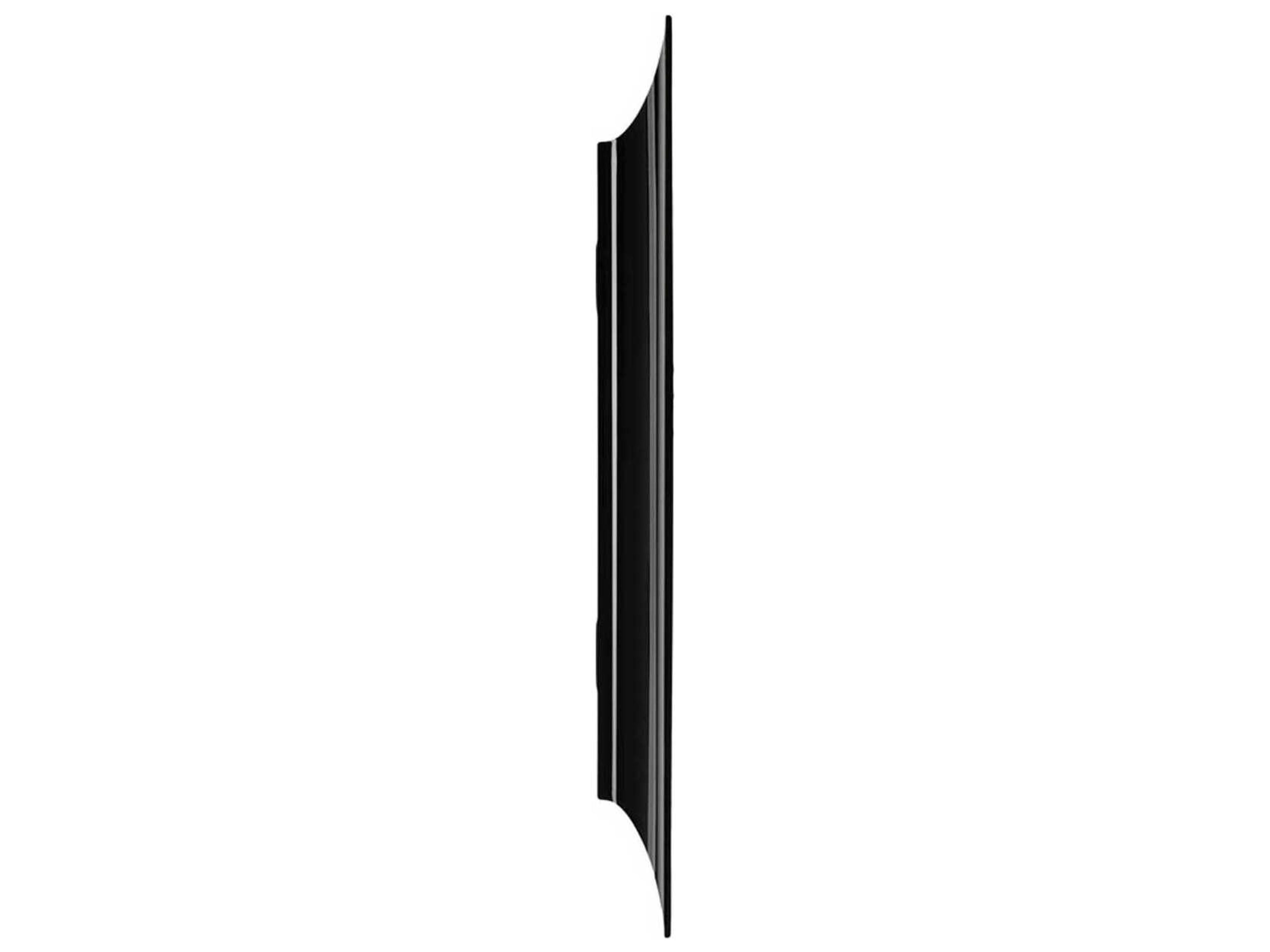 Kartell Francois Ghost Black Rectangular Wall Mirror