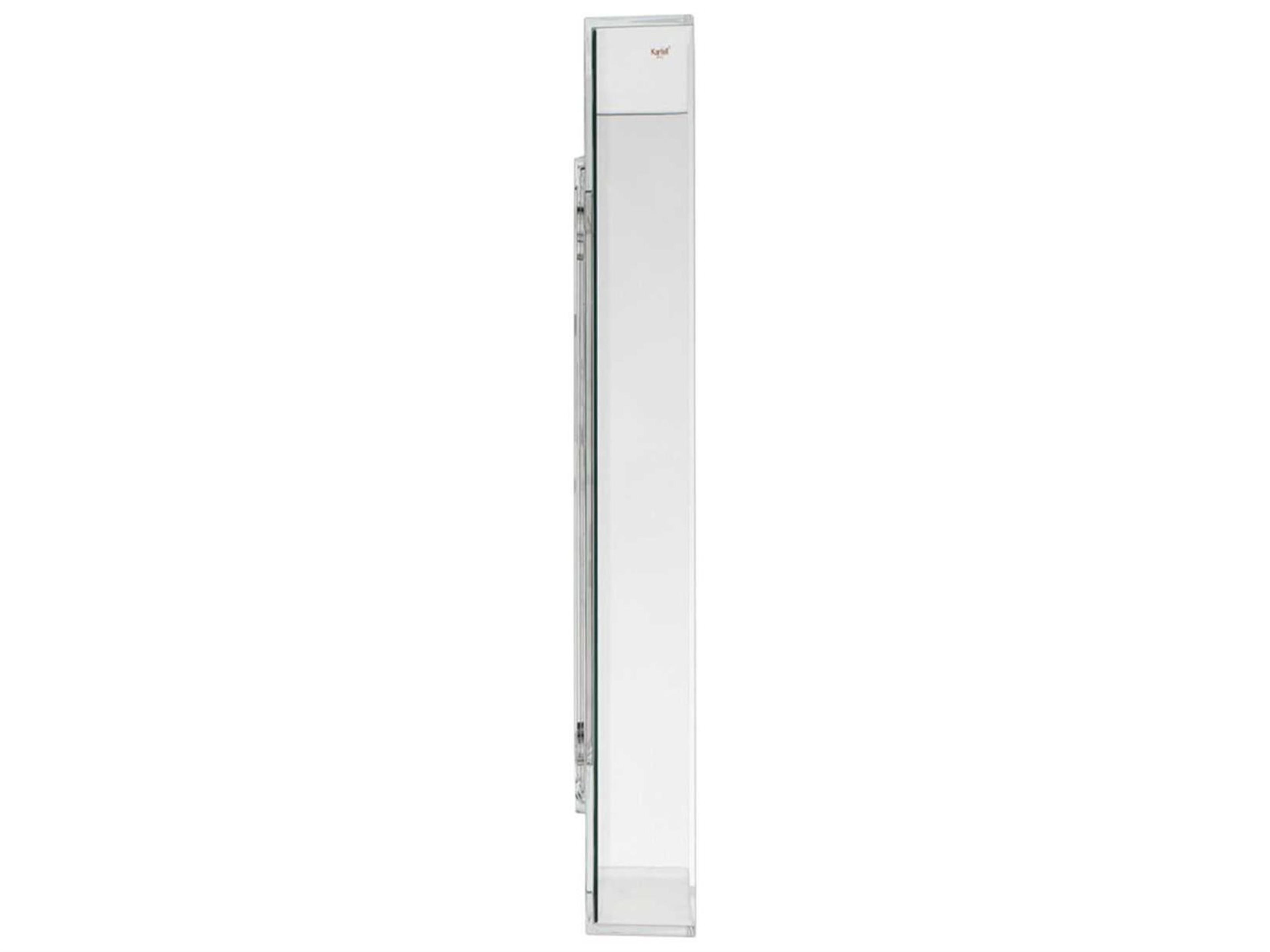 Kartell Only Me Transparent Crystal Rectangular Wall Mirror