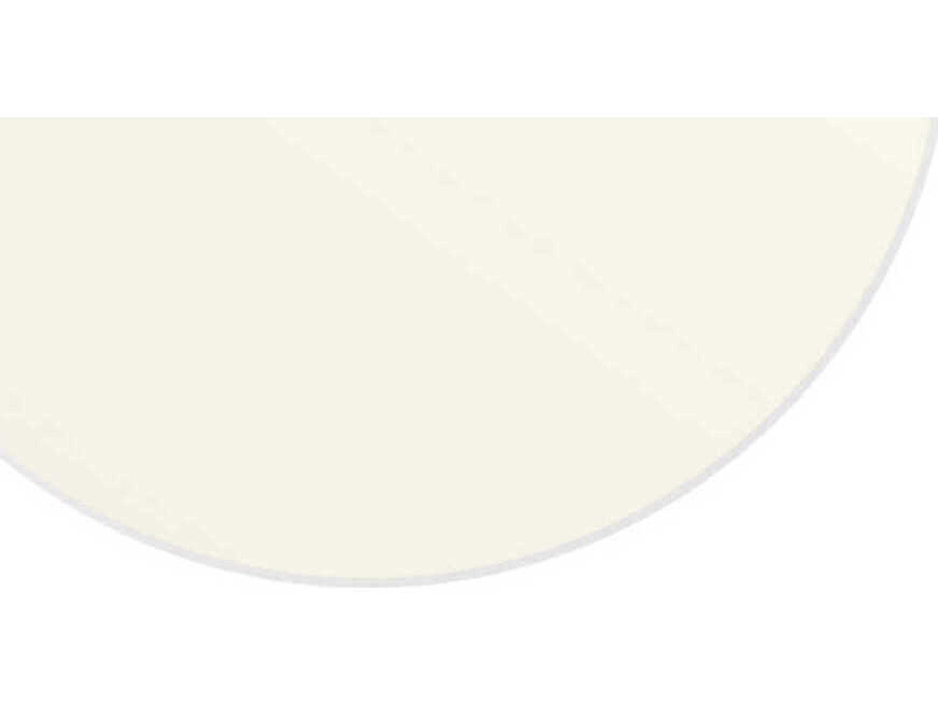 Kartell Tip Top Mono Round White Glass Transparent End Table