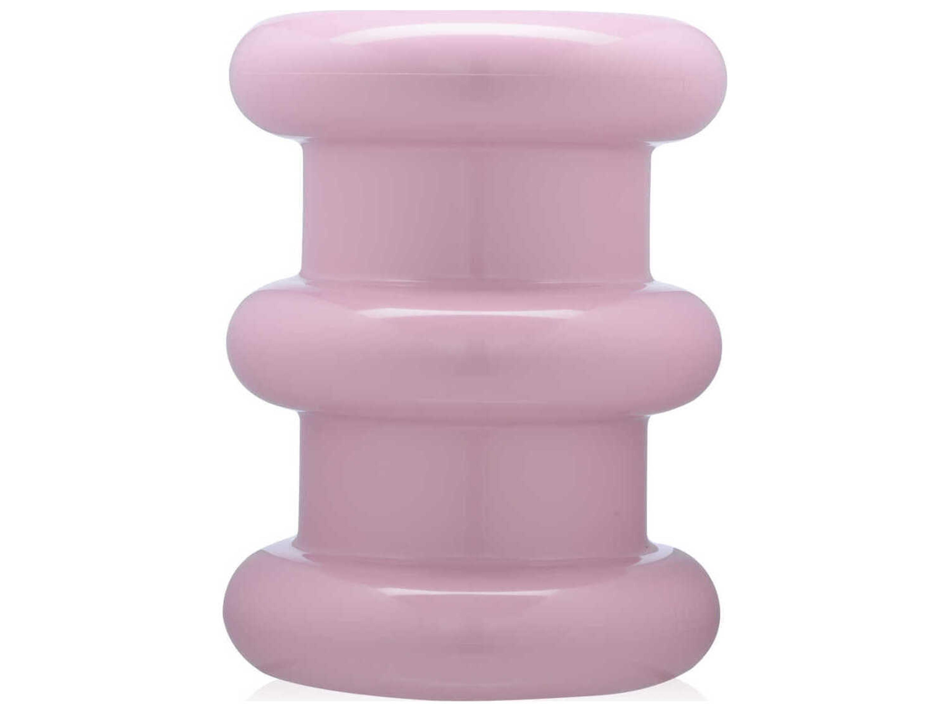 Pilastro Pink Accent Stool