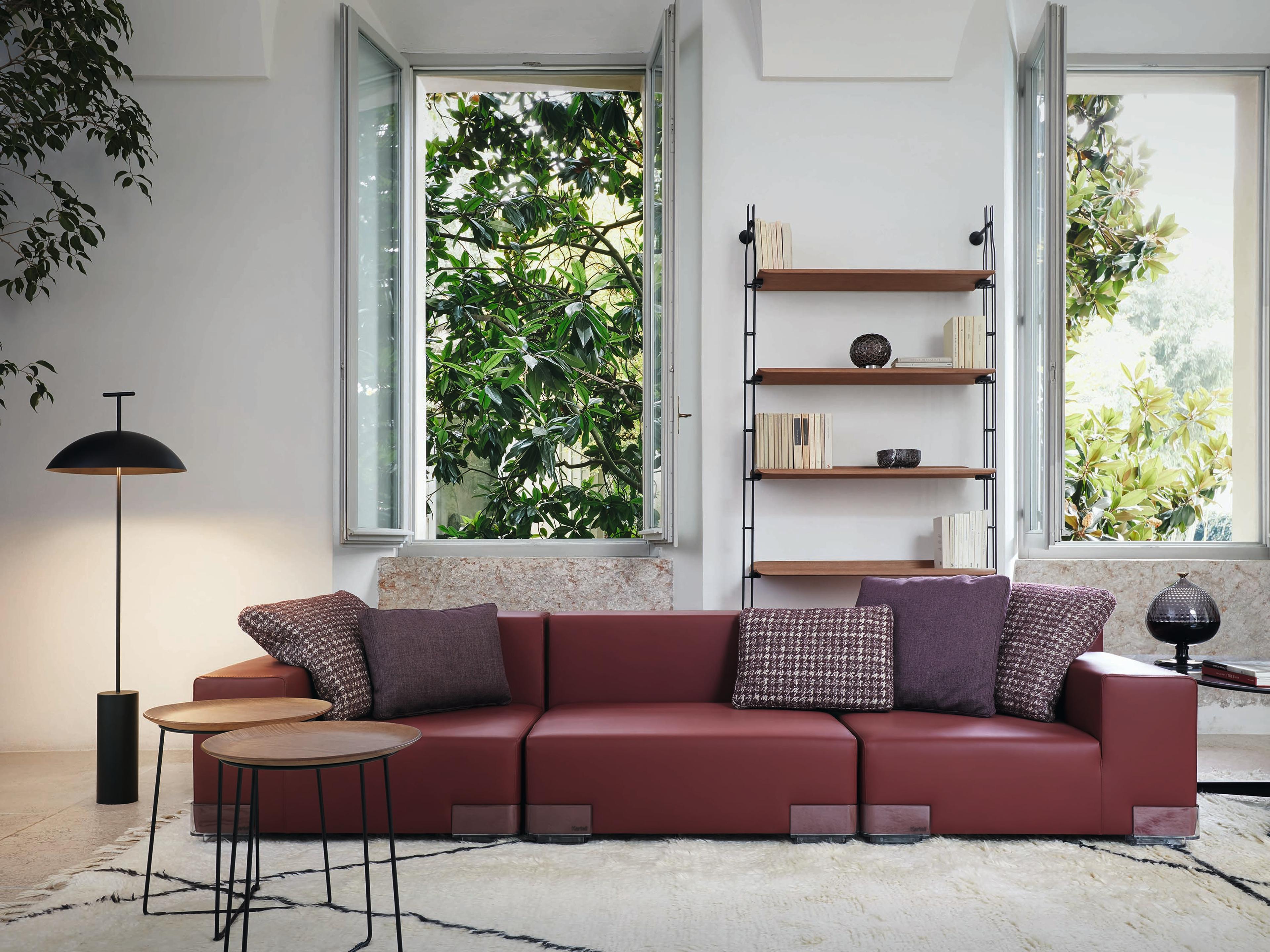 Kartell Adam Wood Dark Black Bookcase