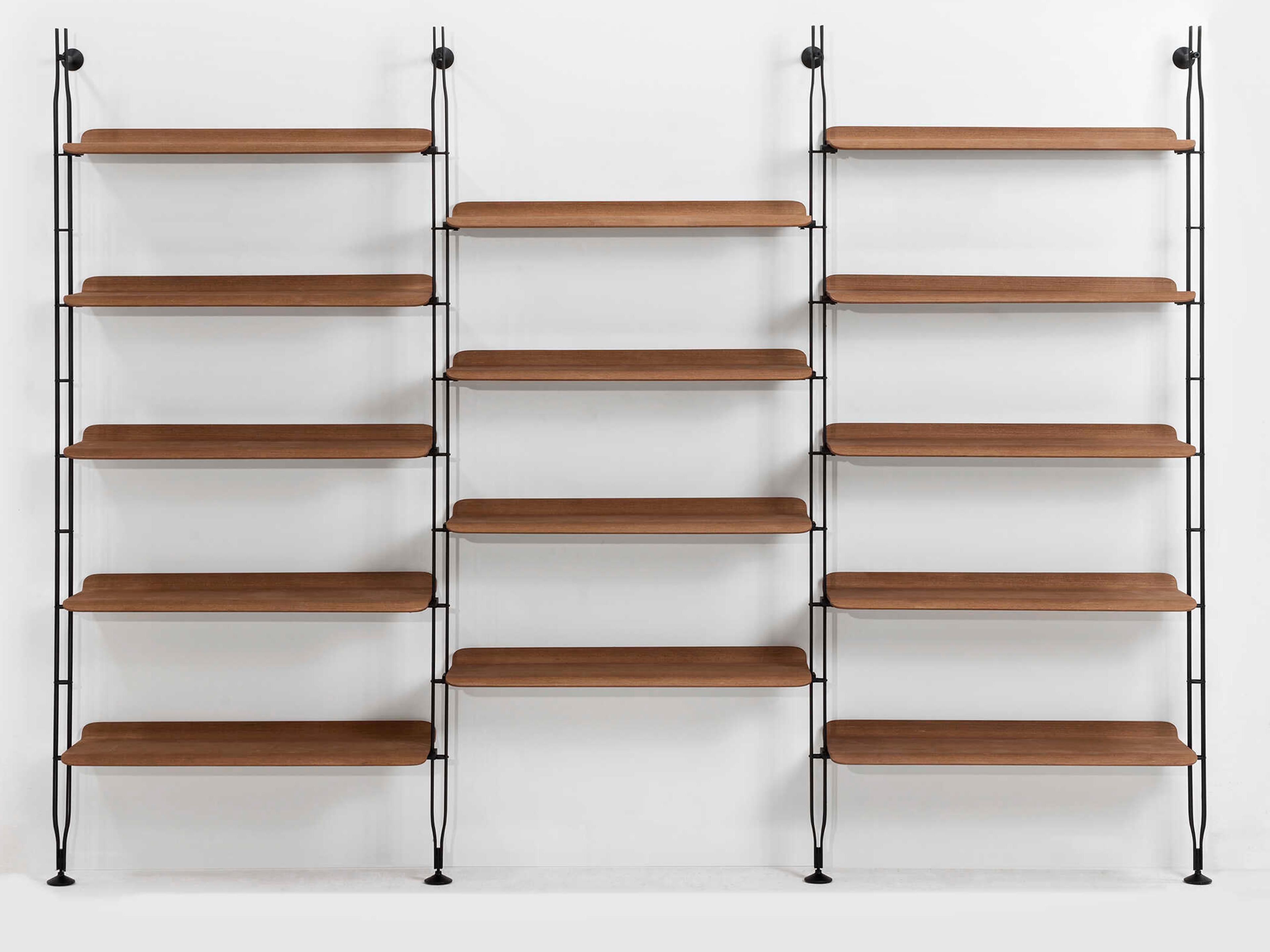 Kartell Adam Wood Dark Black Bookcase