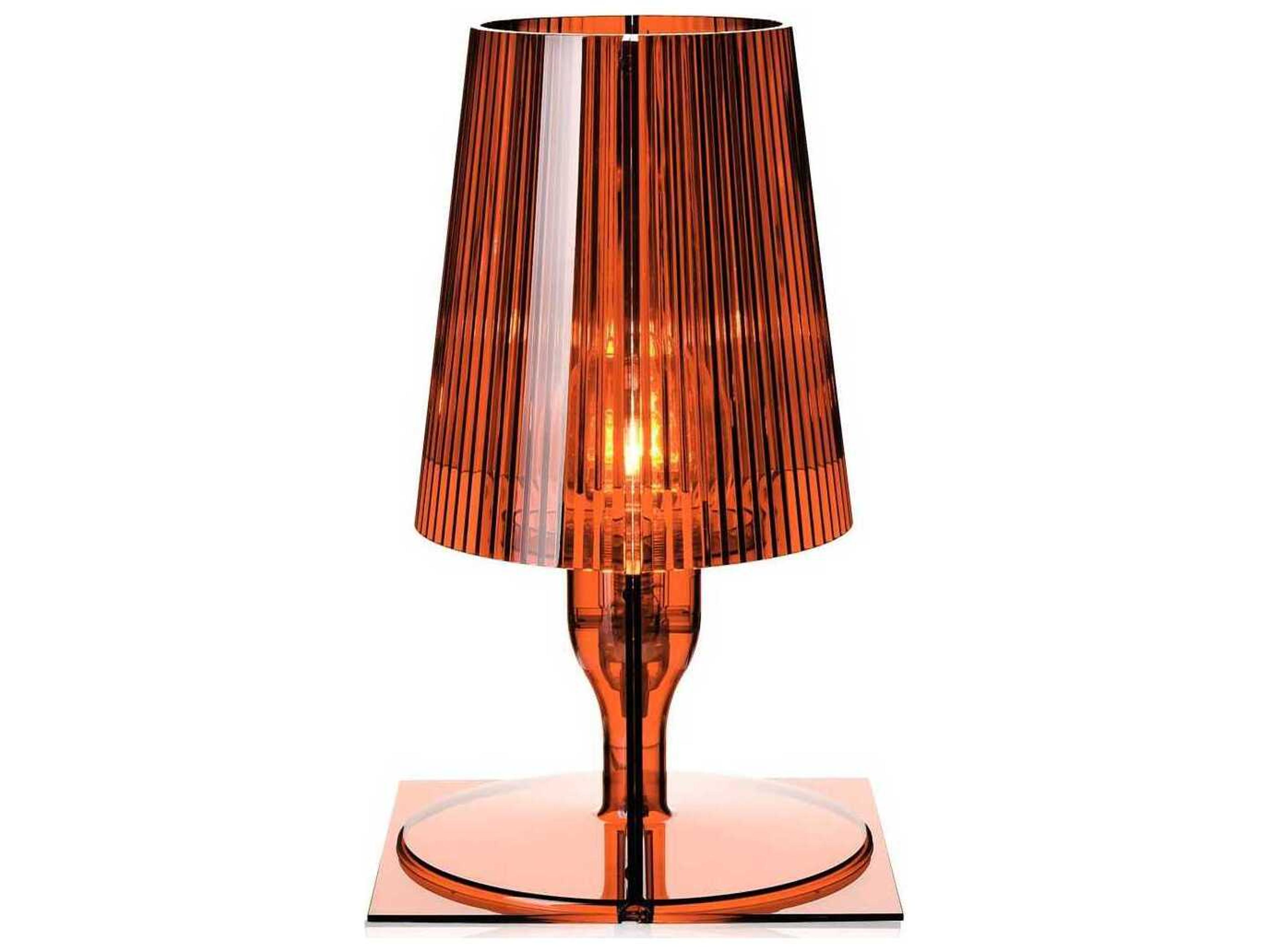 Kartell Take Amber Orange LED Table Lamp