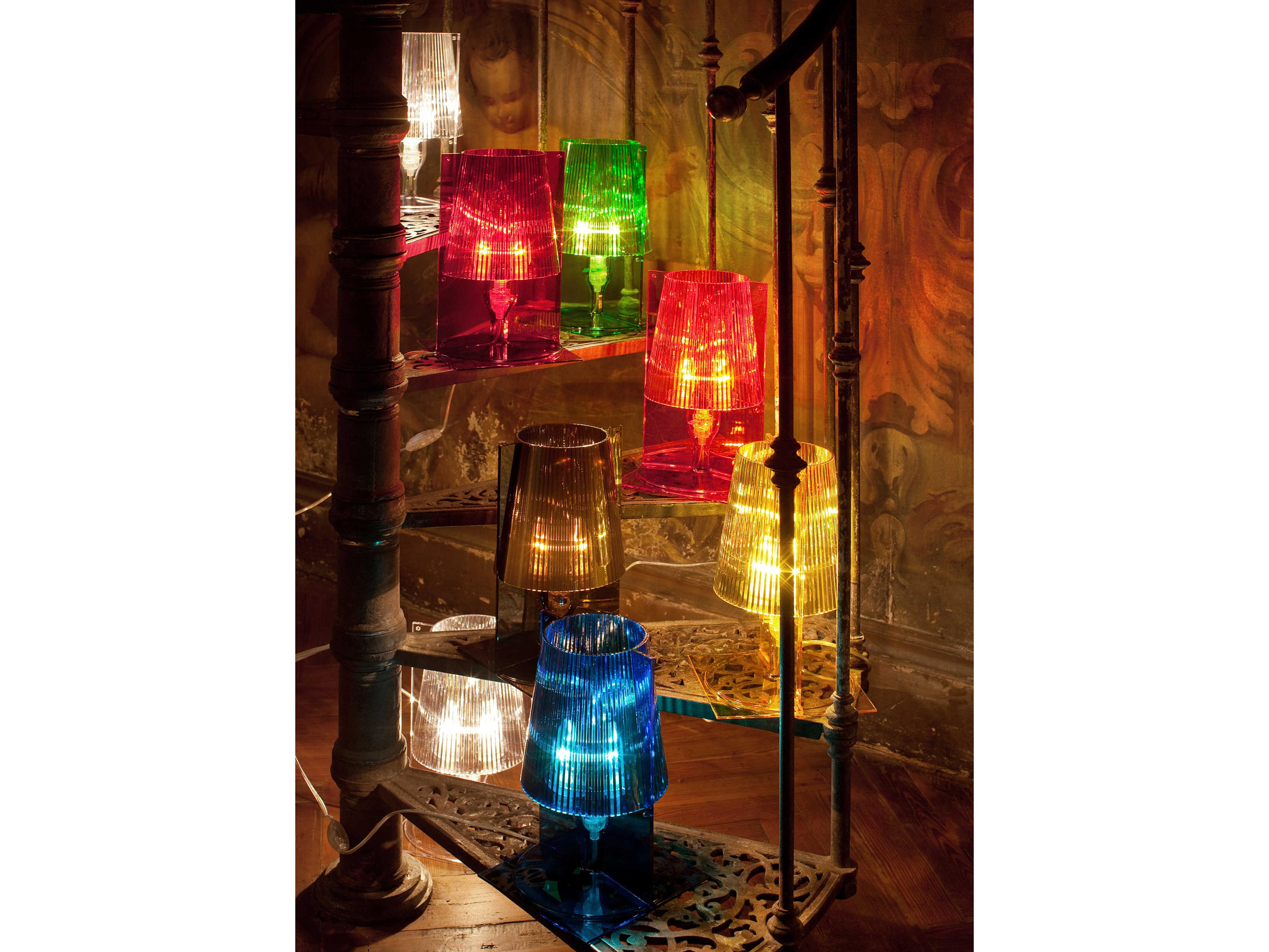 Kartell Take Blue LED Table Lamp