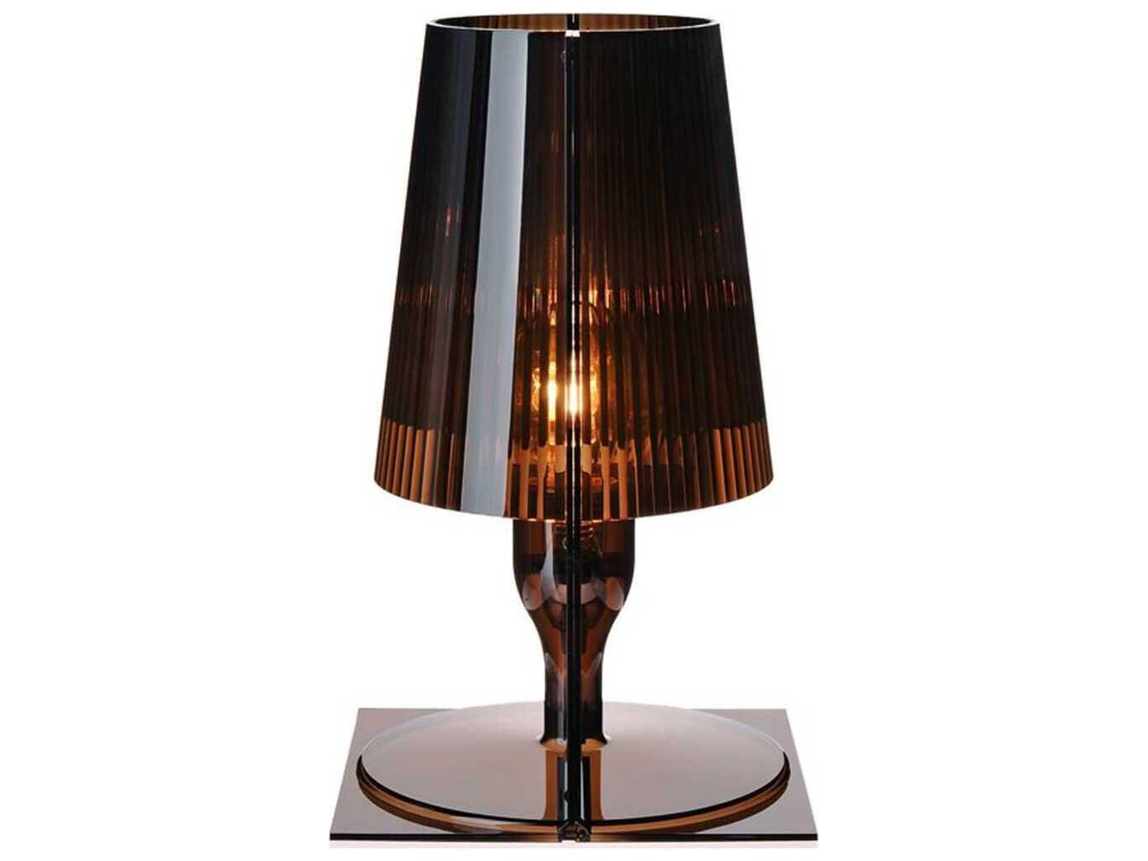 Kartell Take Smoke Gray LED Table Lamp