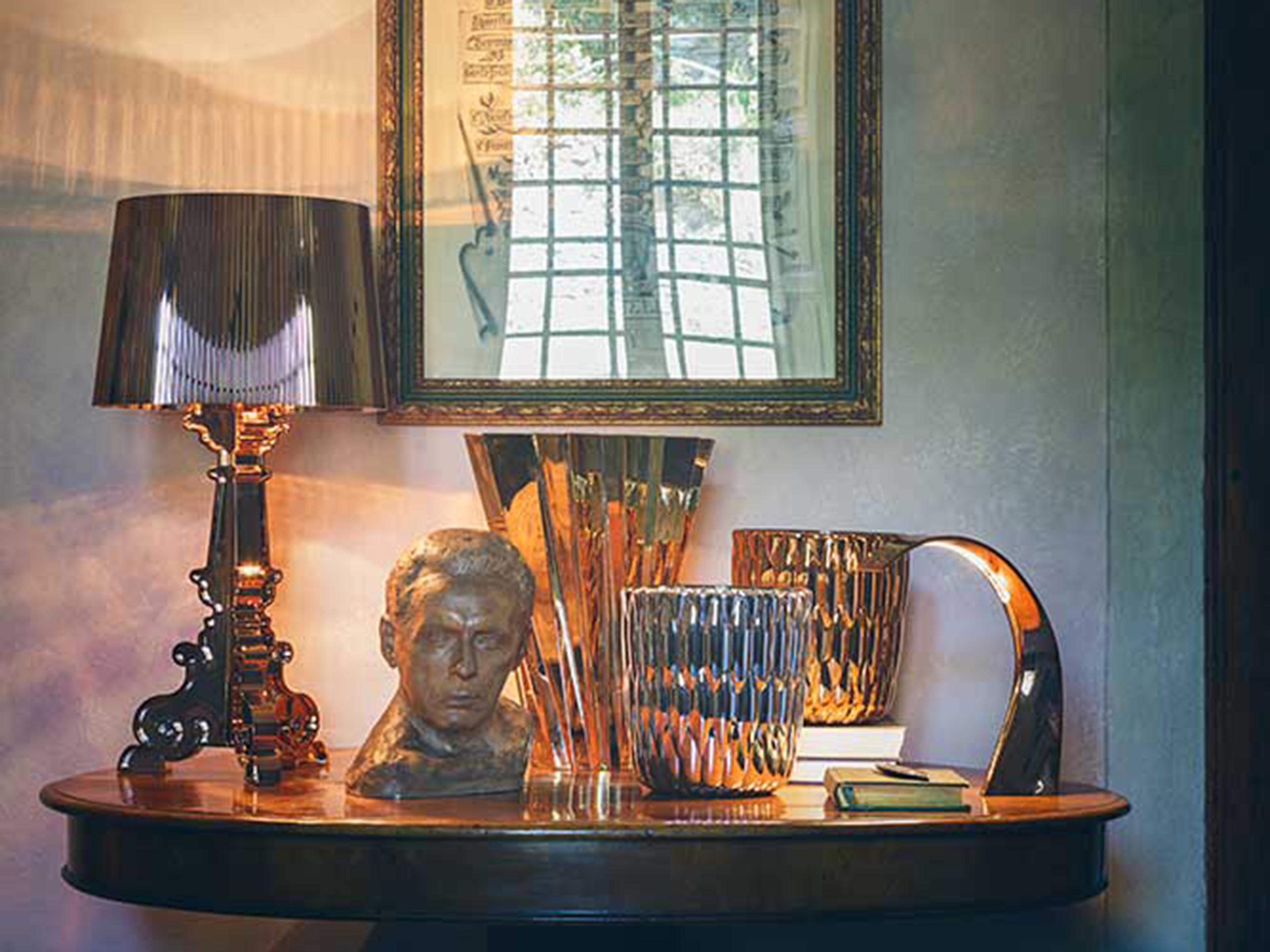 Kartell Bourgie Silver LED Buffet Lamp