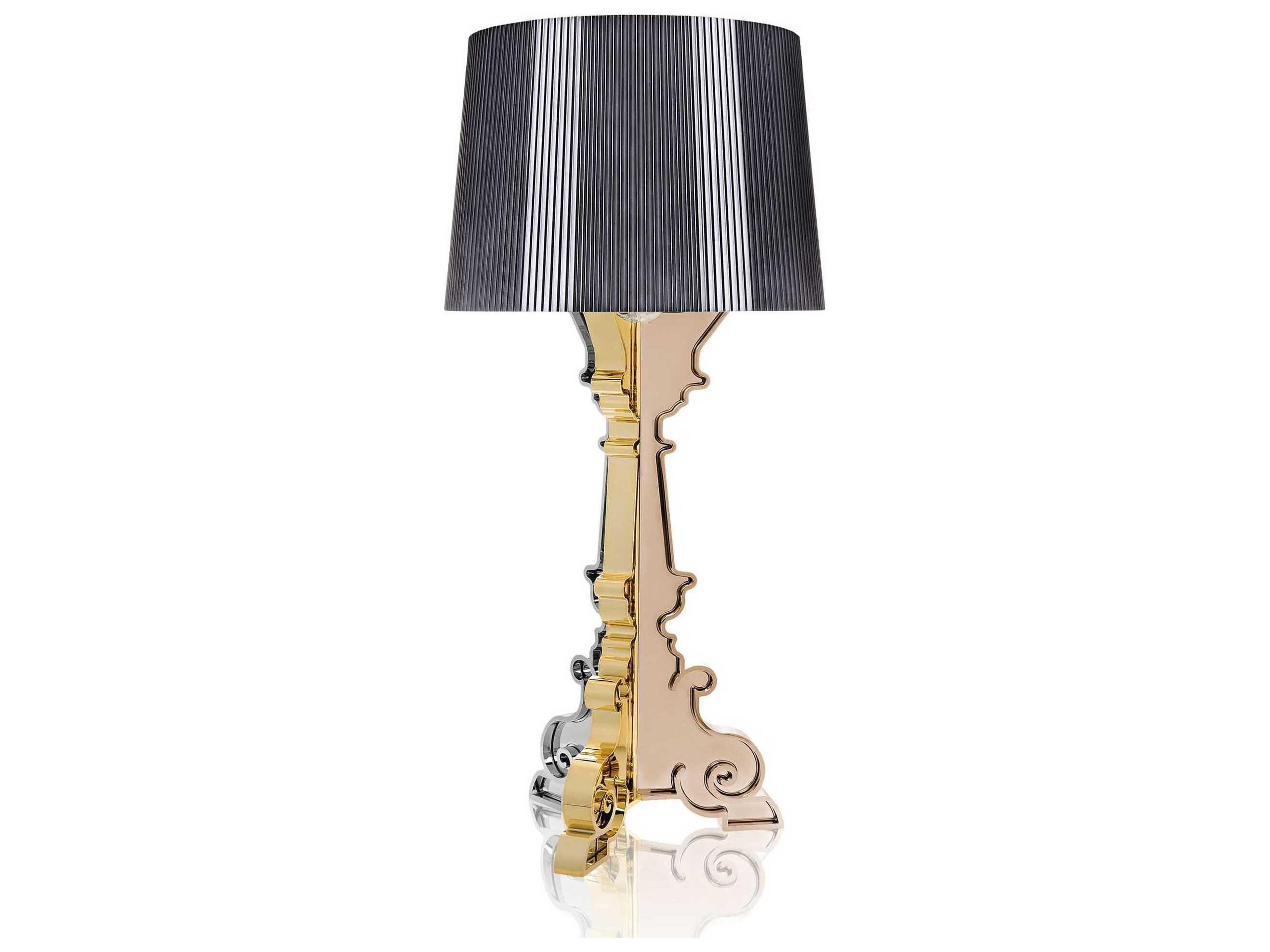 Kartell Bourgie Multied Titanium Black LED Buffet Lamp