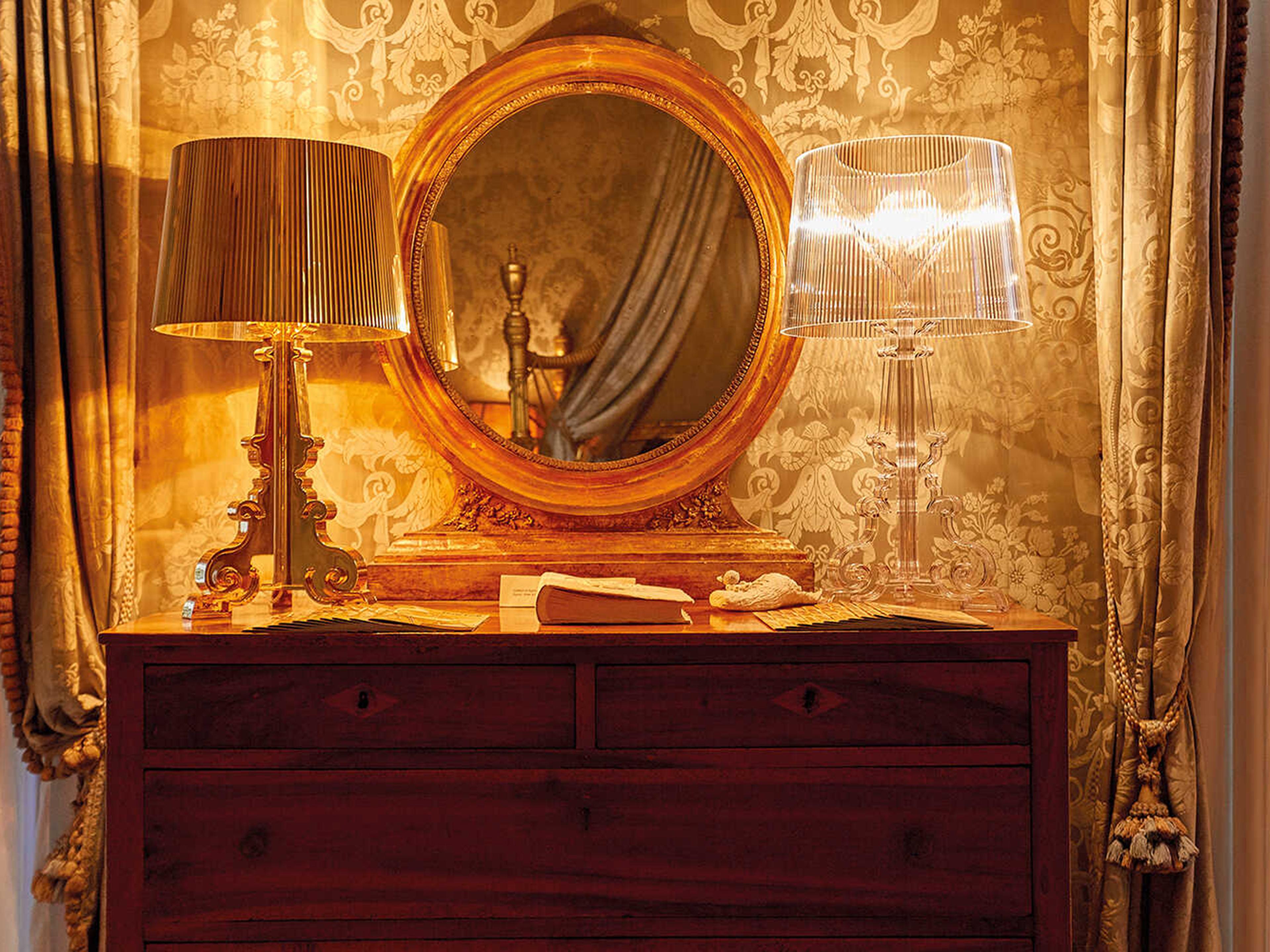 Kartell Bourgie Gold LED Buffet Lamp