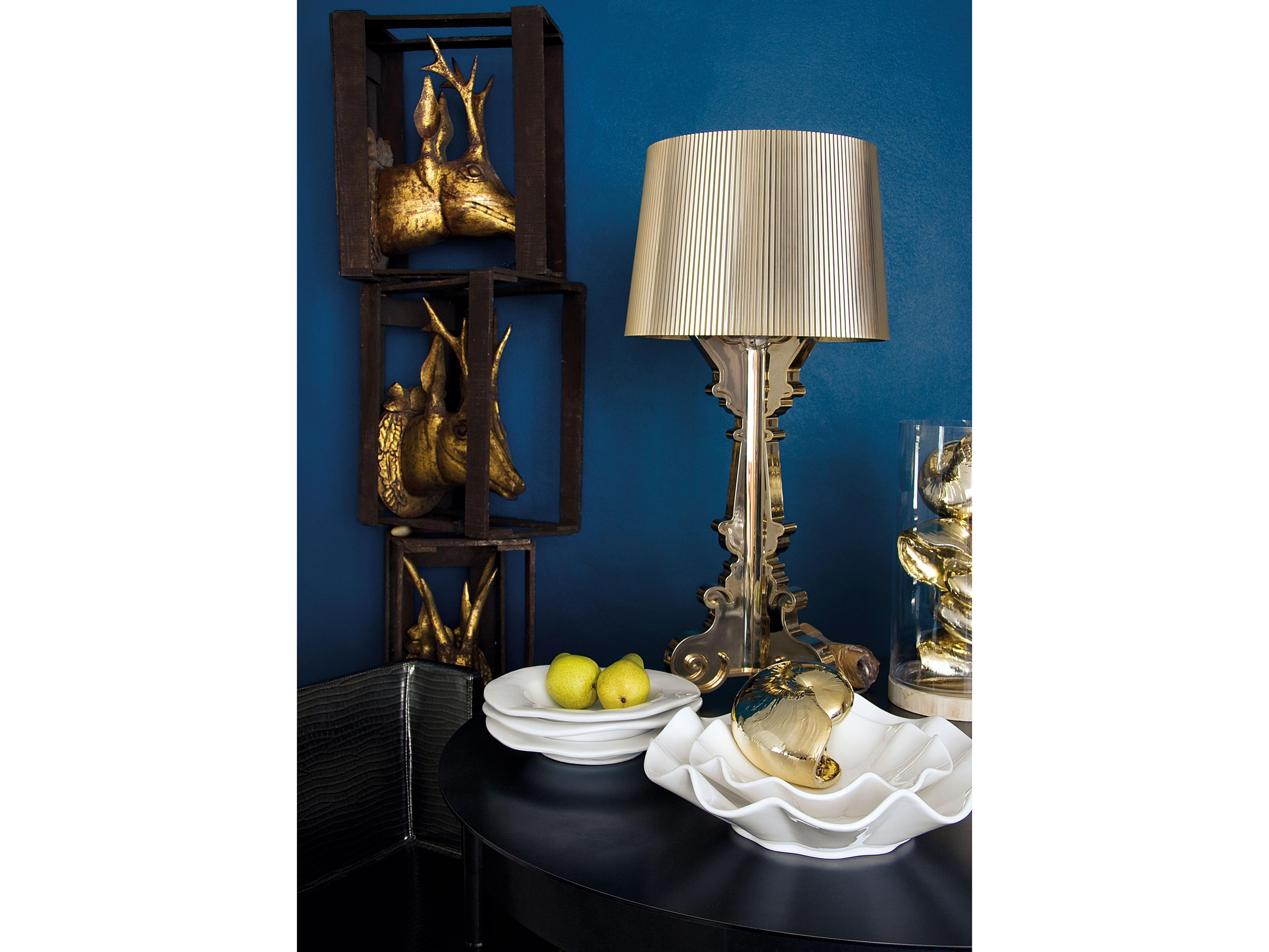 Kartell Bourgie Gold LED Buffet Lamp