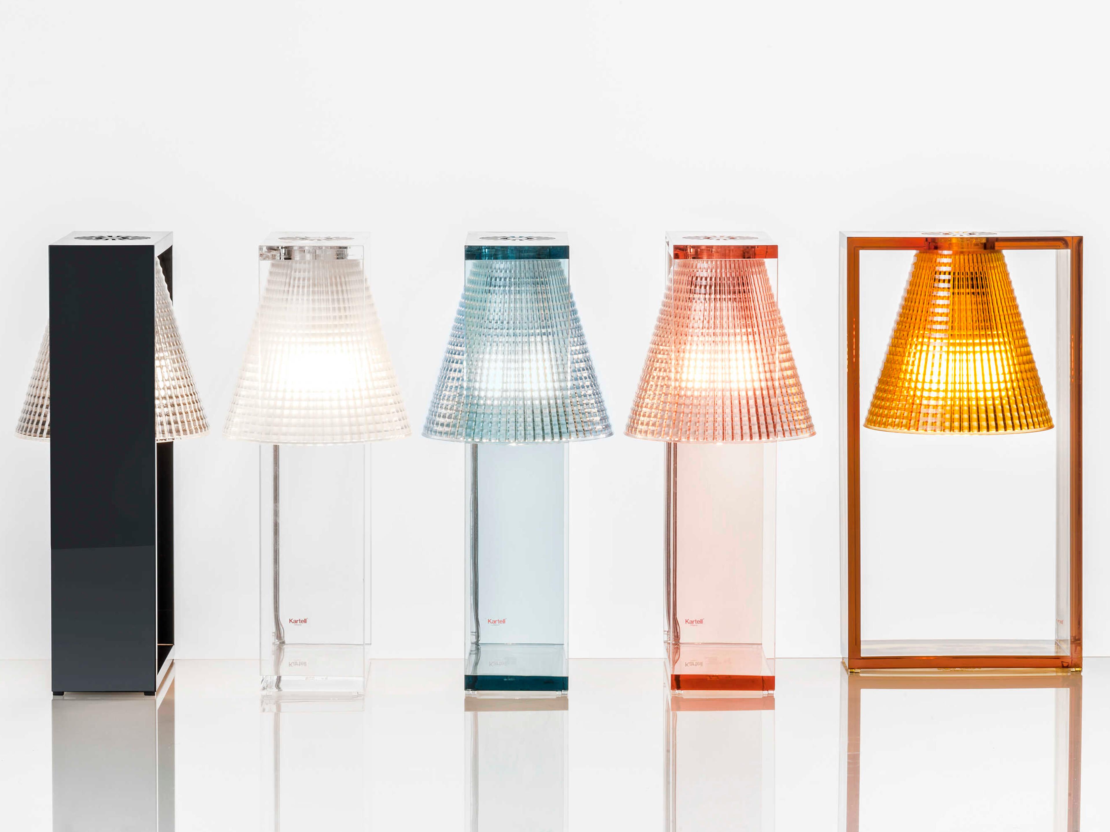 Kartell Light-air Beige Black LED Table Lamp