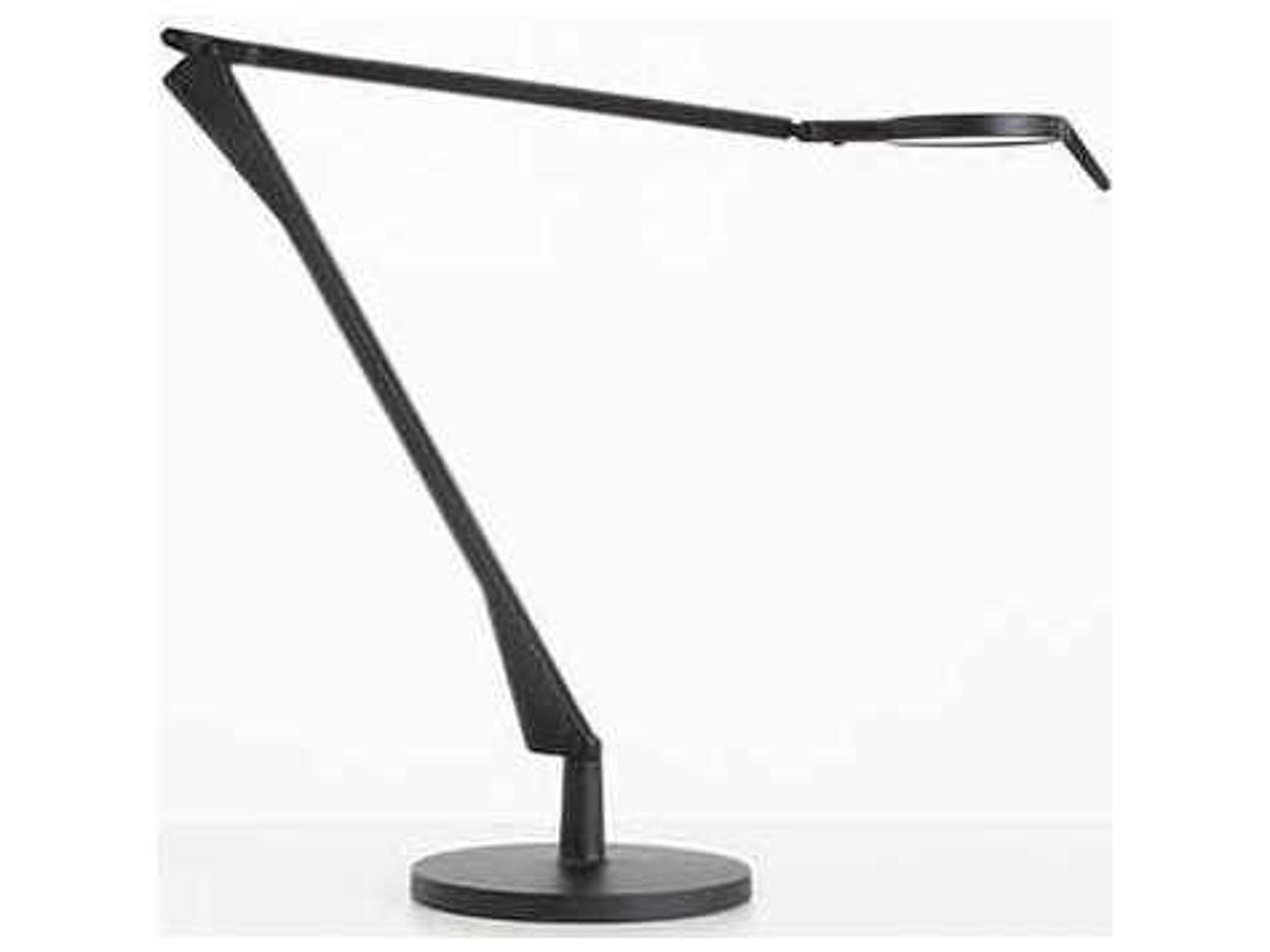 Kartell Aledin Tec Matte Black LED Desk Lamp