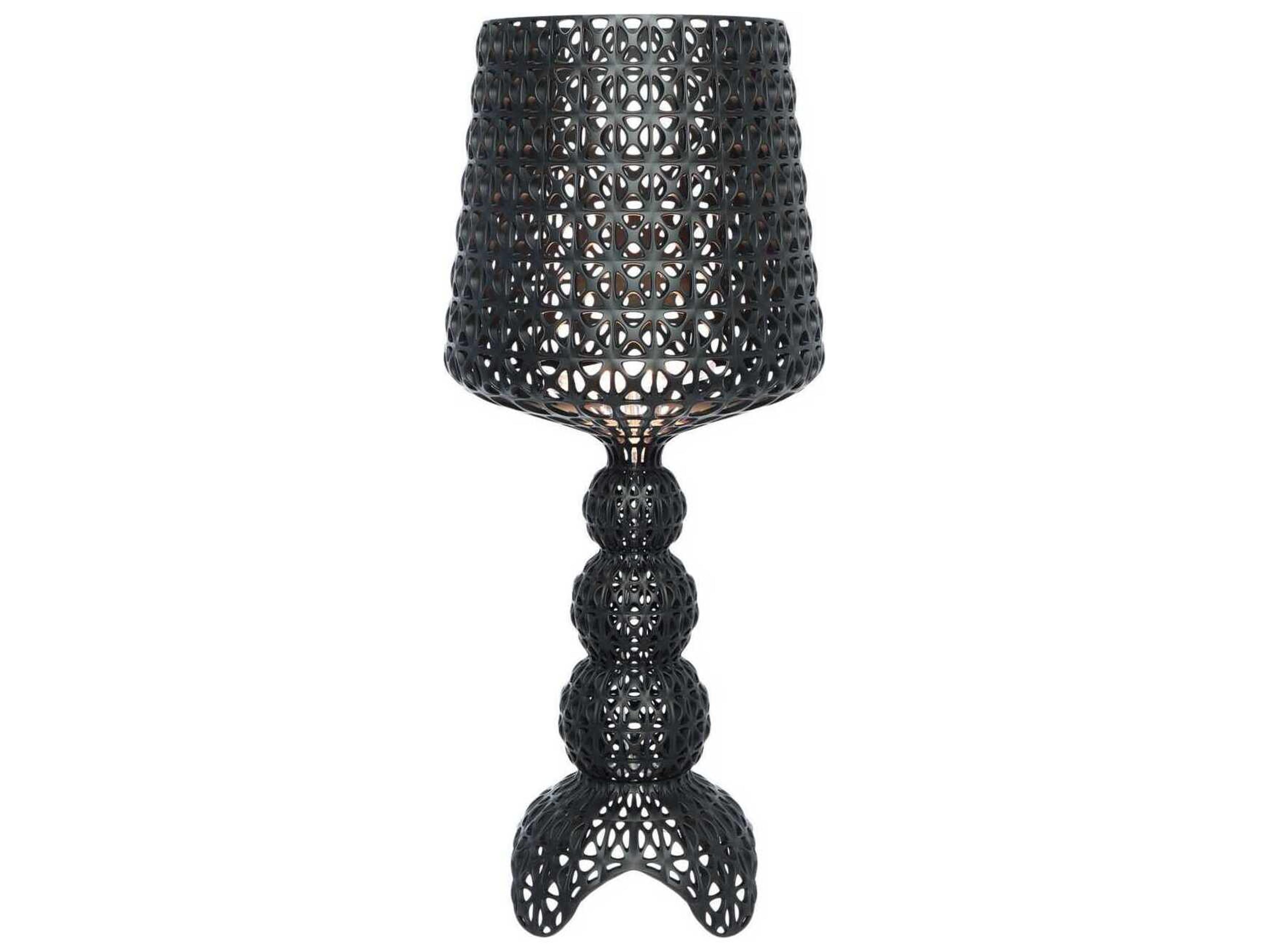 Mini Kabuki Black LED Buffet Lamp