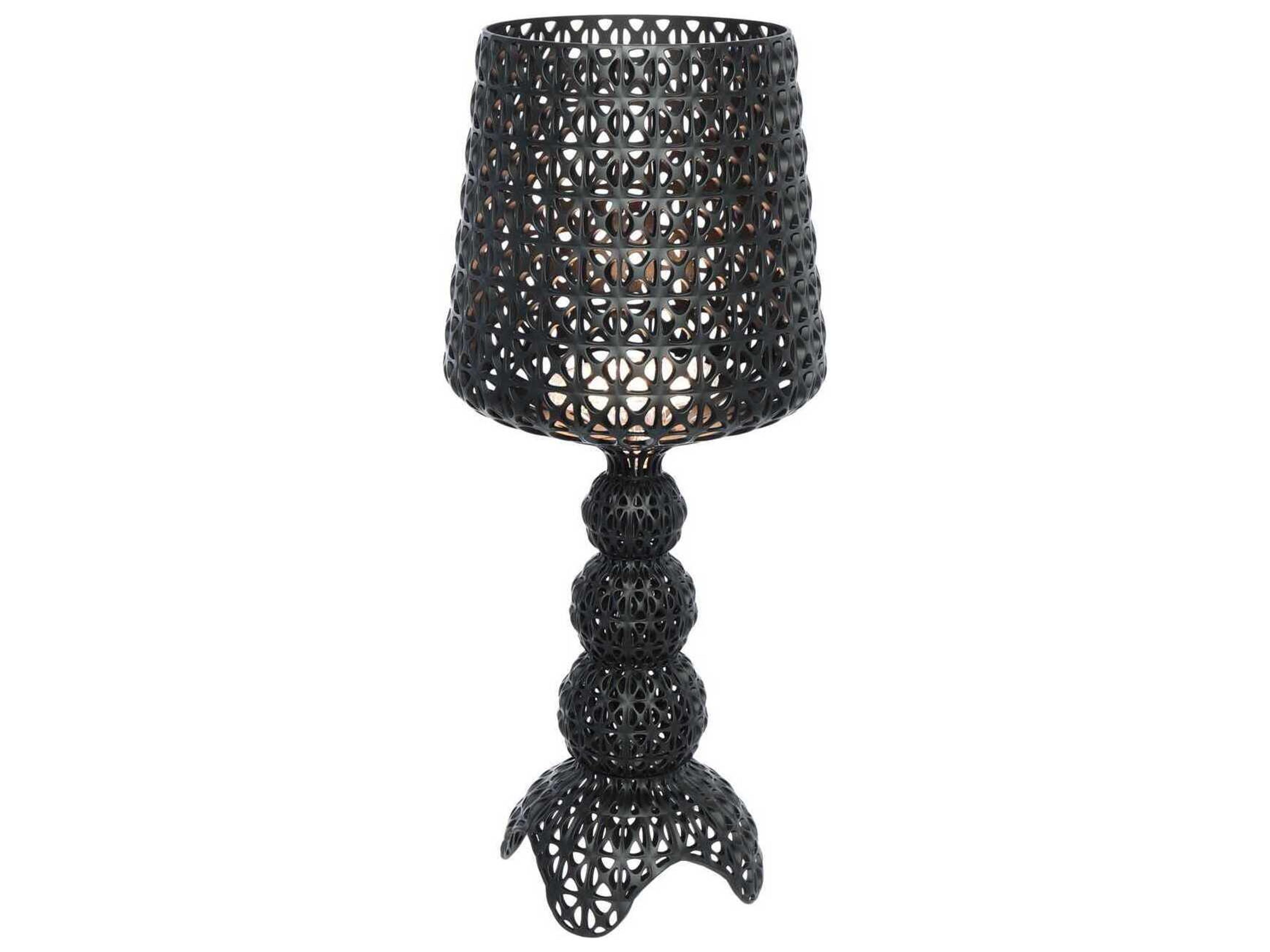 Kartell Mini Kabuki Black LED Buffet Lamp