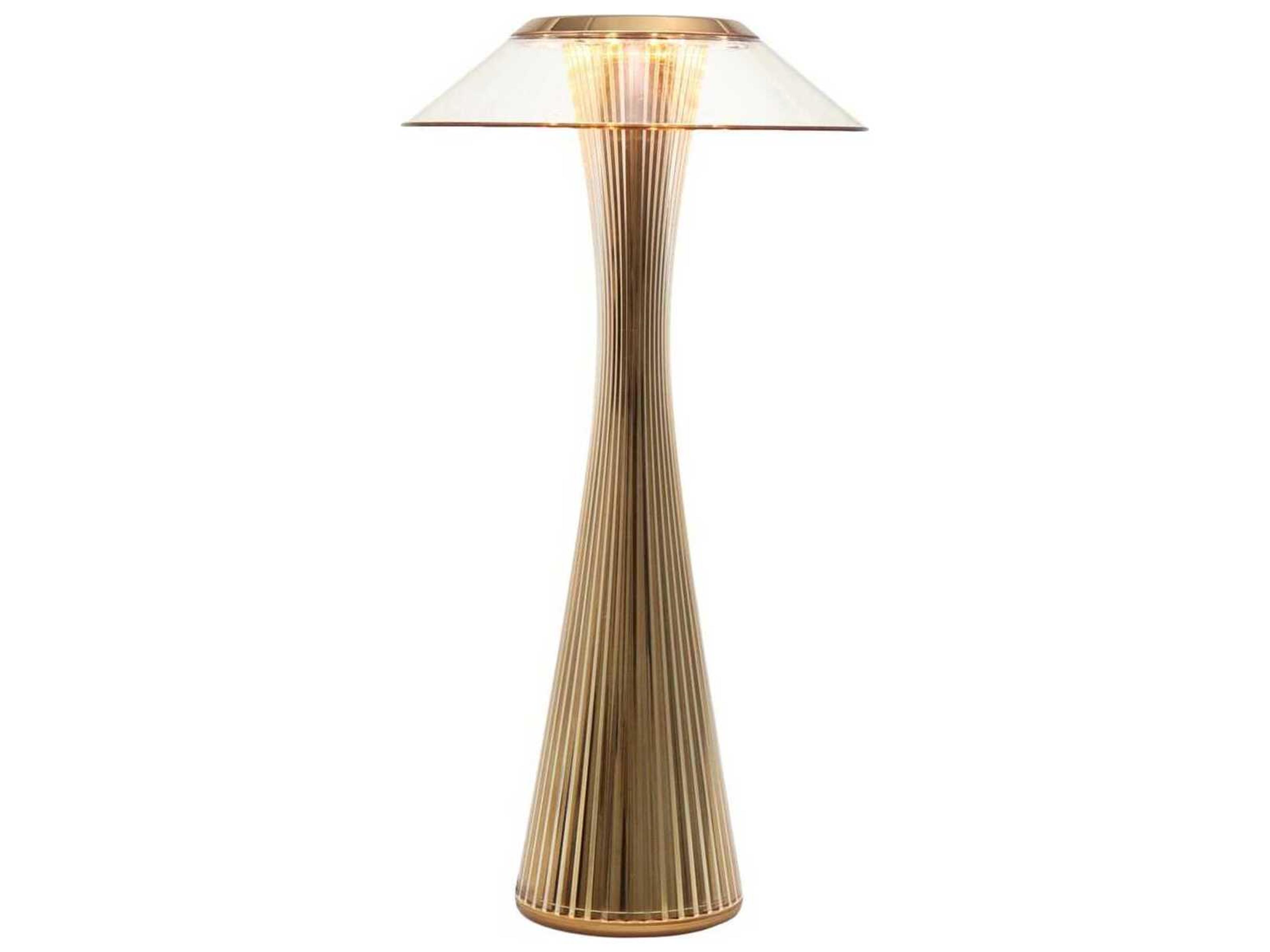 Space Gold LED Buffet Lamp