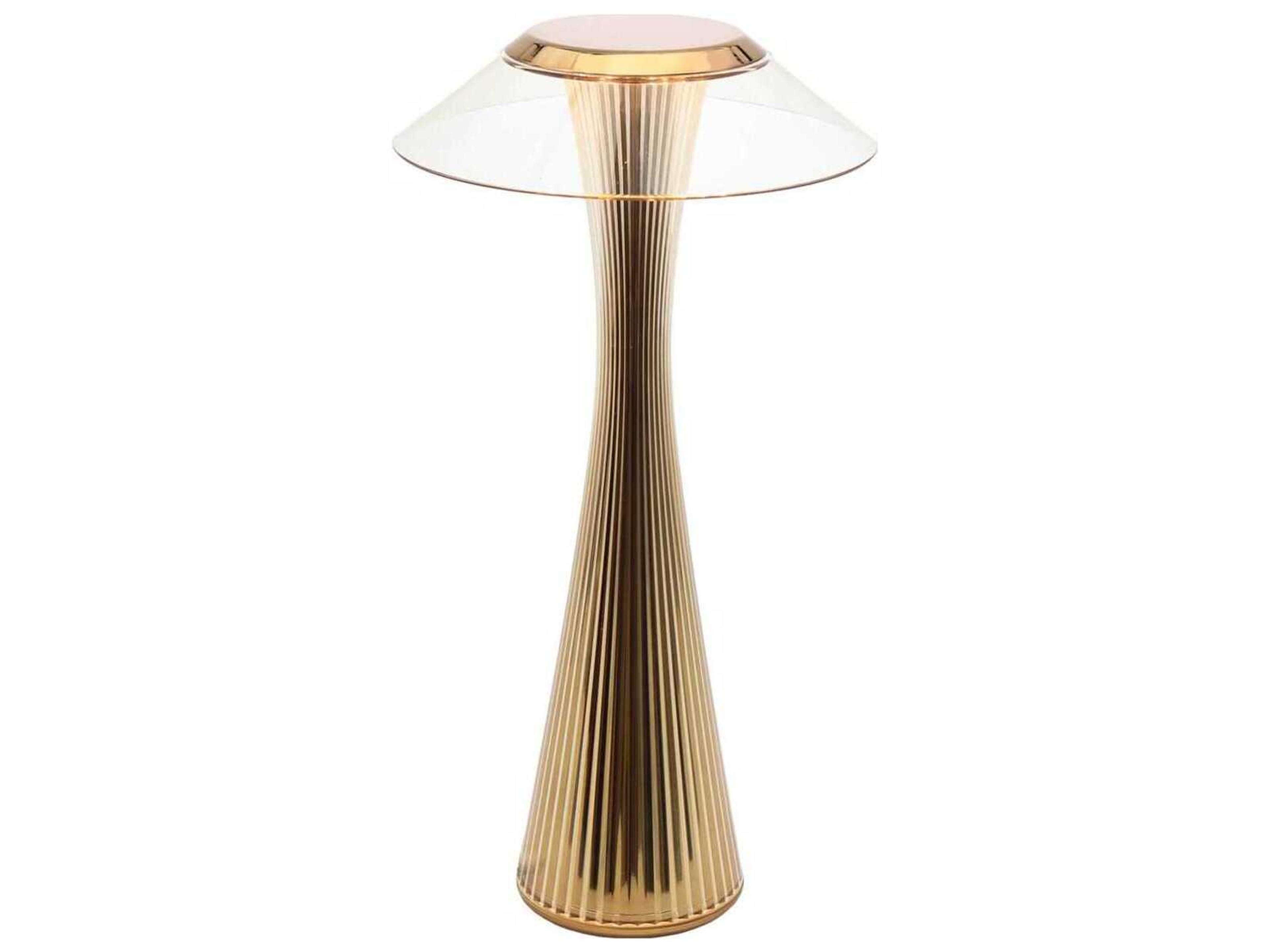 Kartell Space Gold LED Buffet Lamp