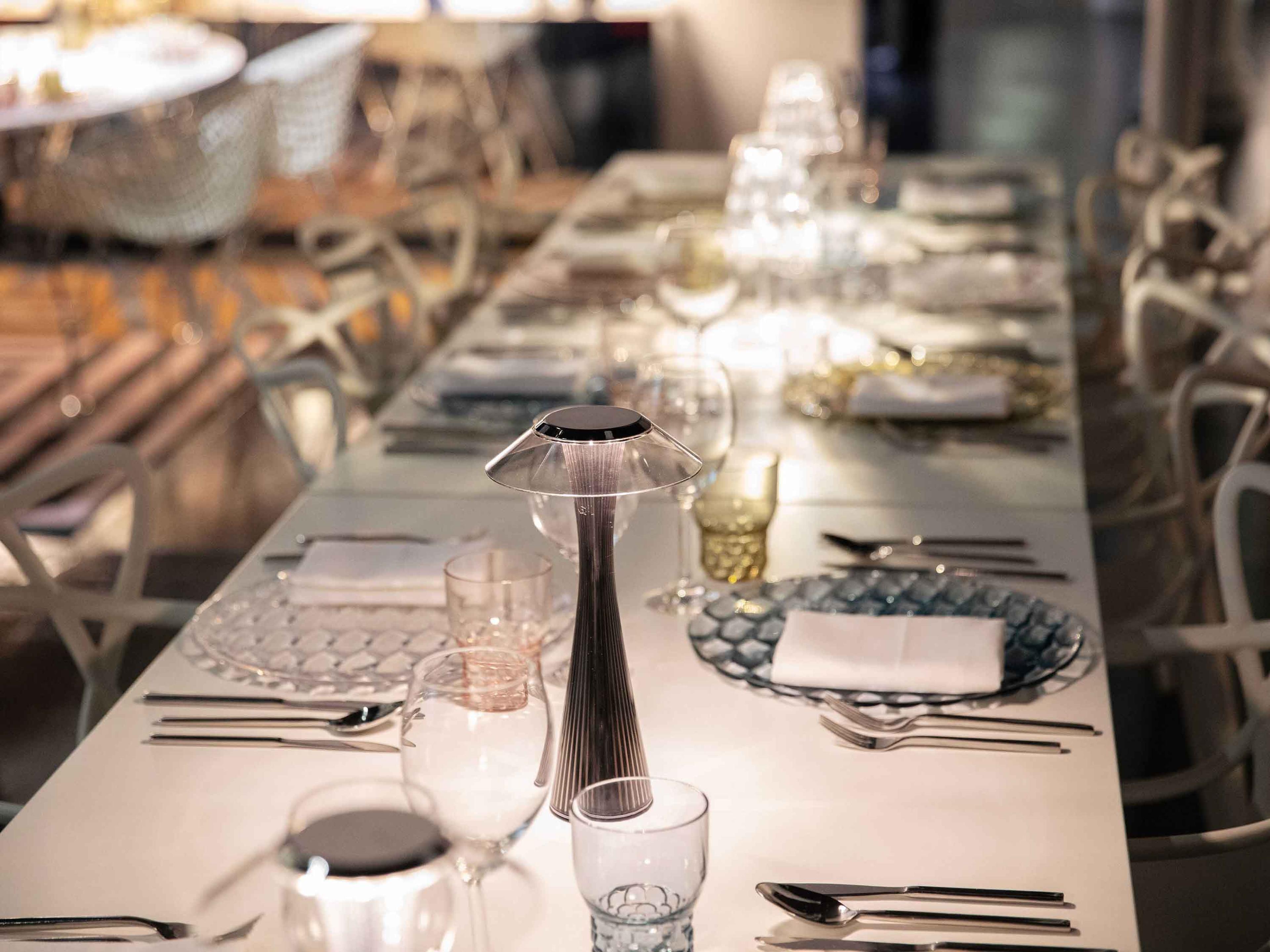 Kartell Space Copper LED Buffet Lamp