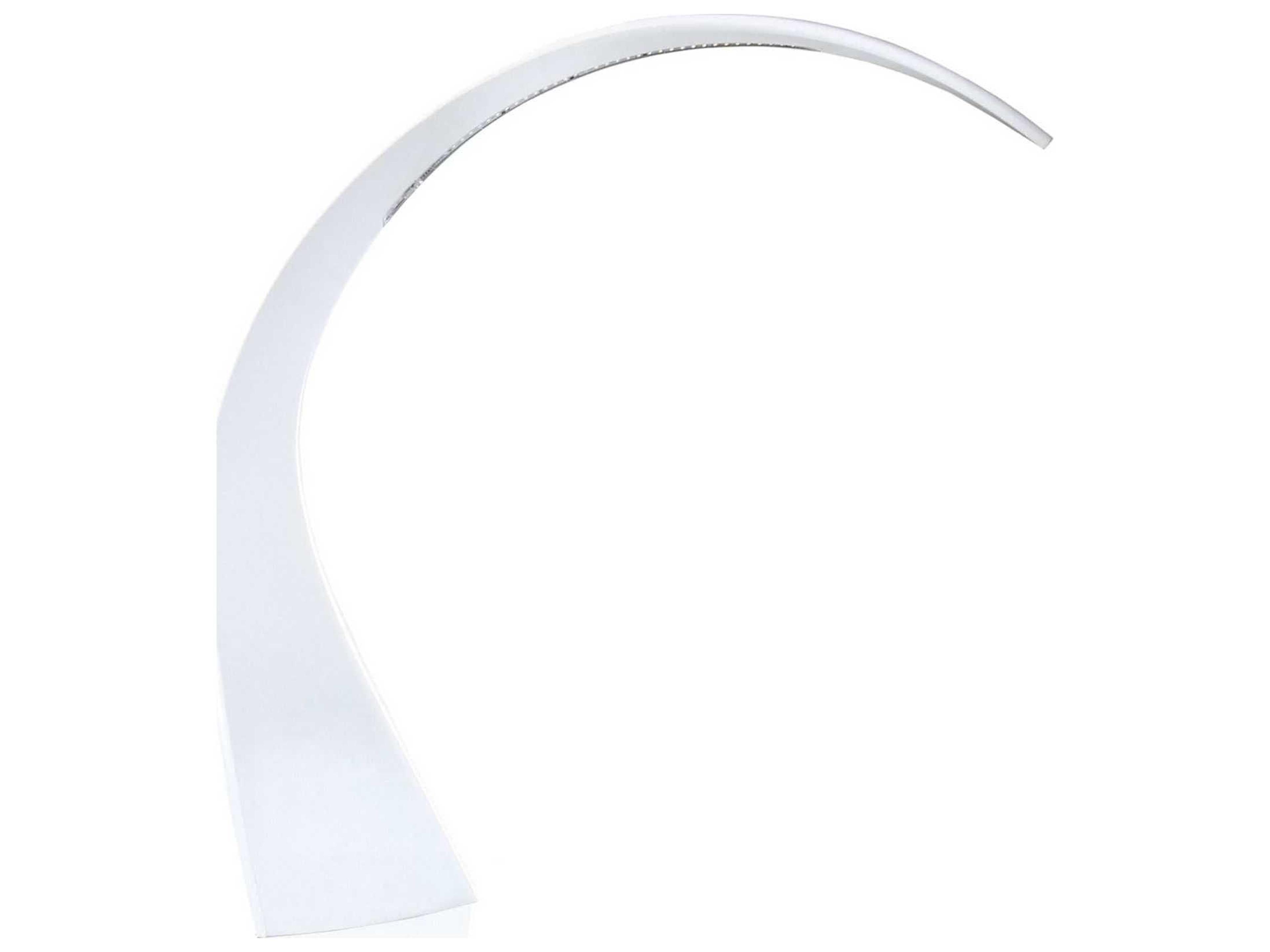 Taj White Crystal LED Table Lamp