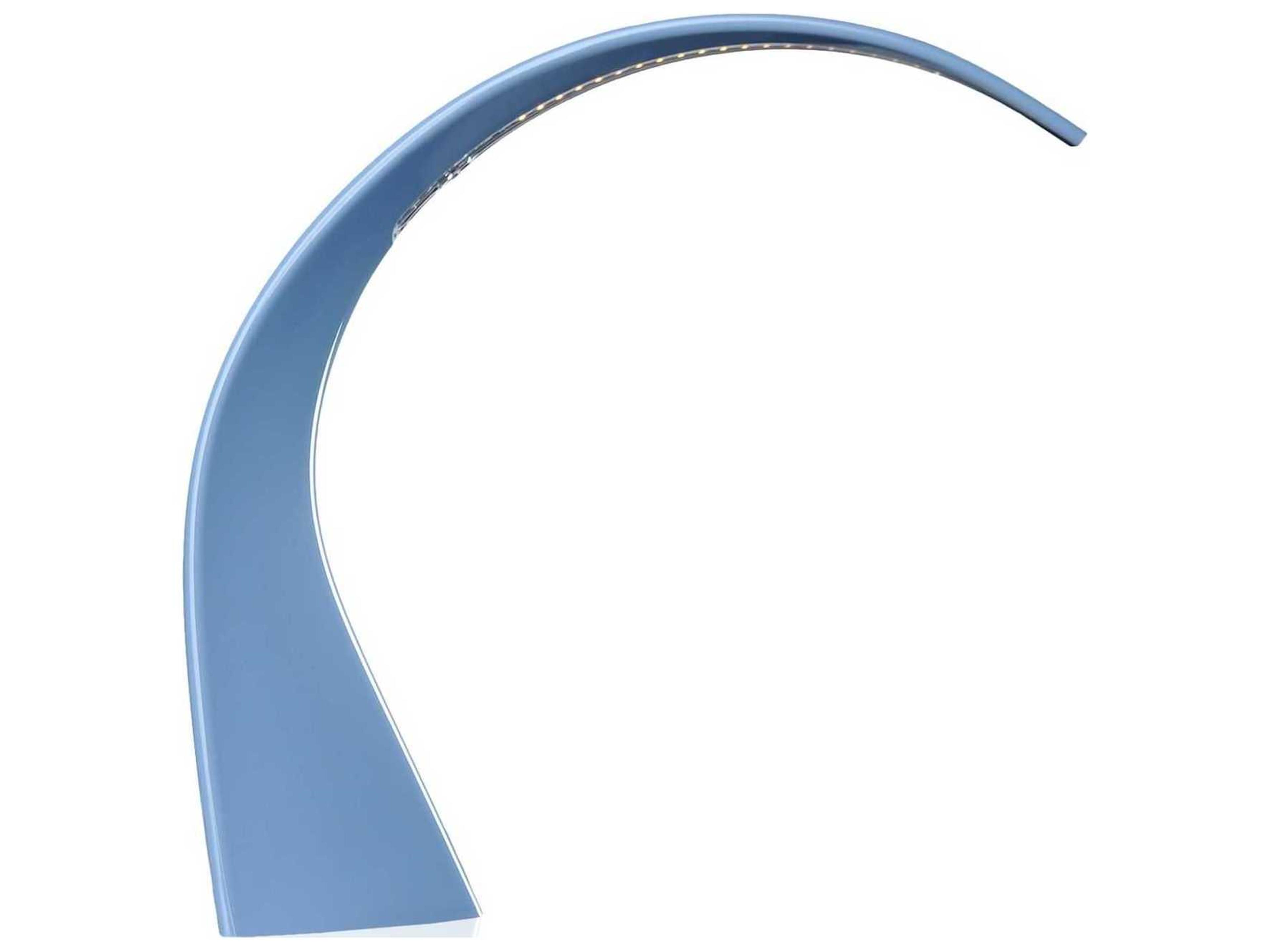 Taj Light Blue Crystal LED Table Lamp