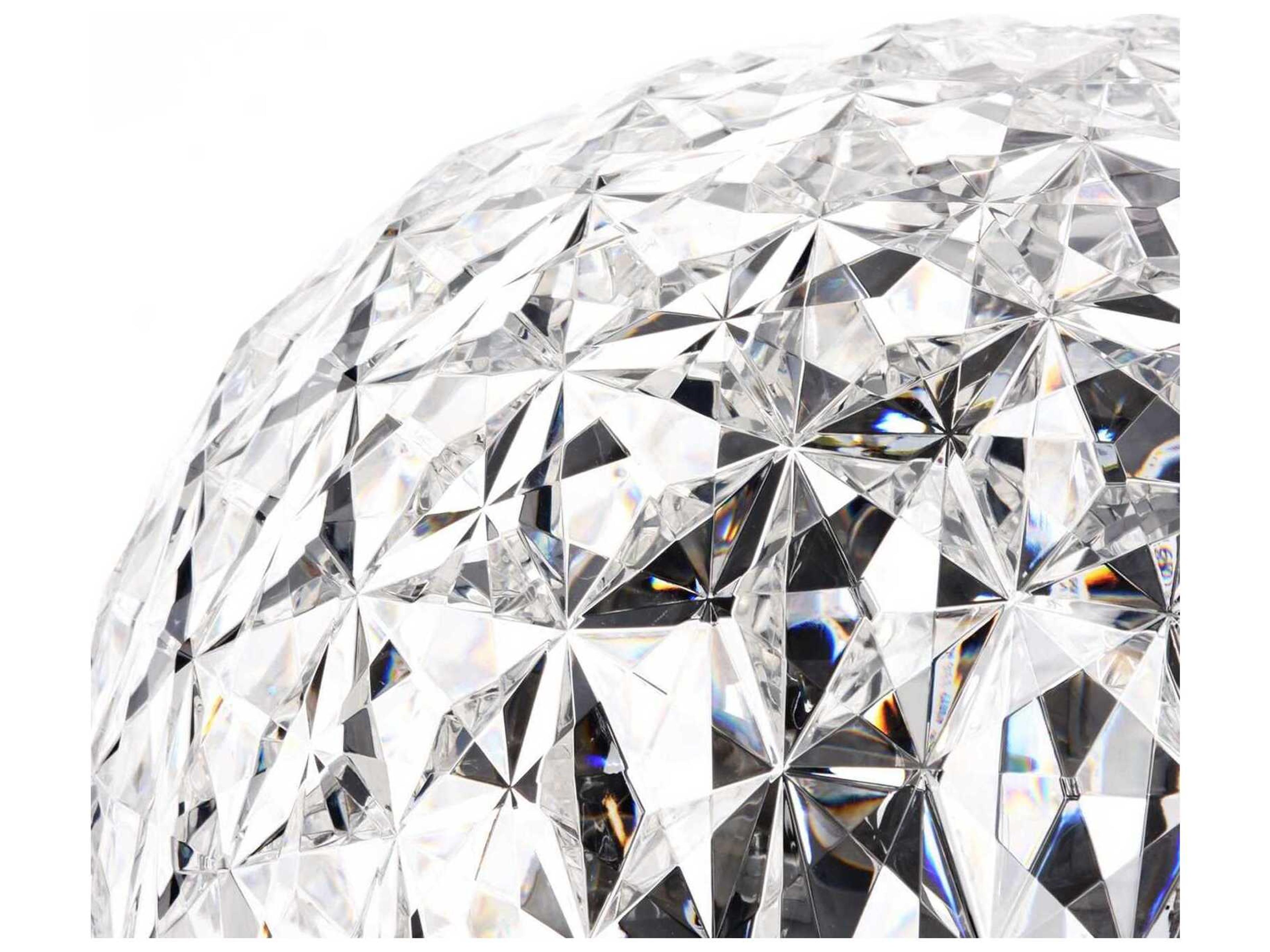 Kartell Planet Crystal Clear LED Table Lamp