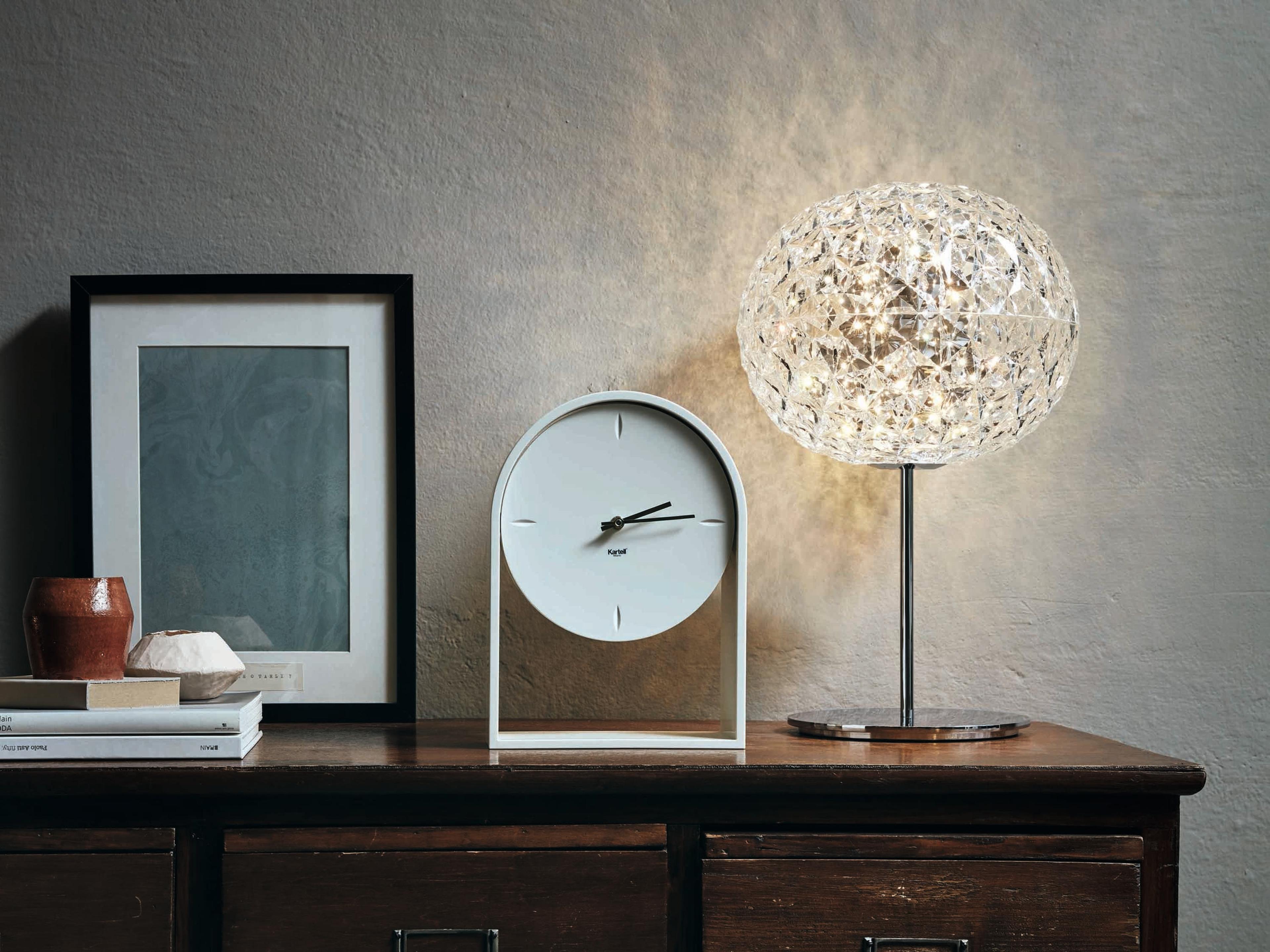 Kartell Planet Crystal Clear LED Table Lamp
