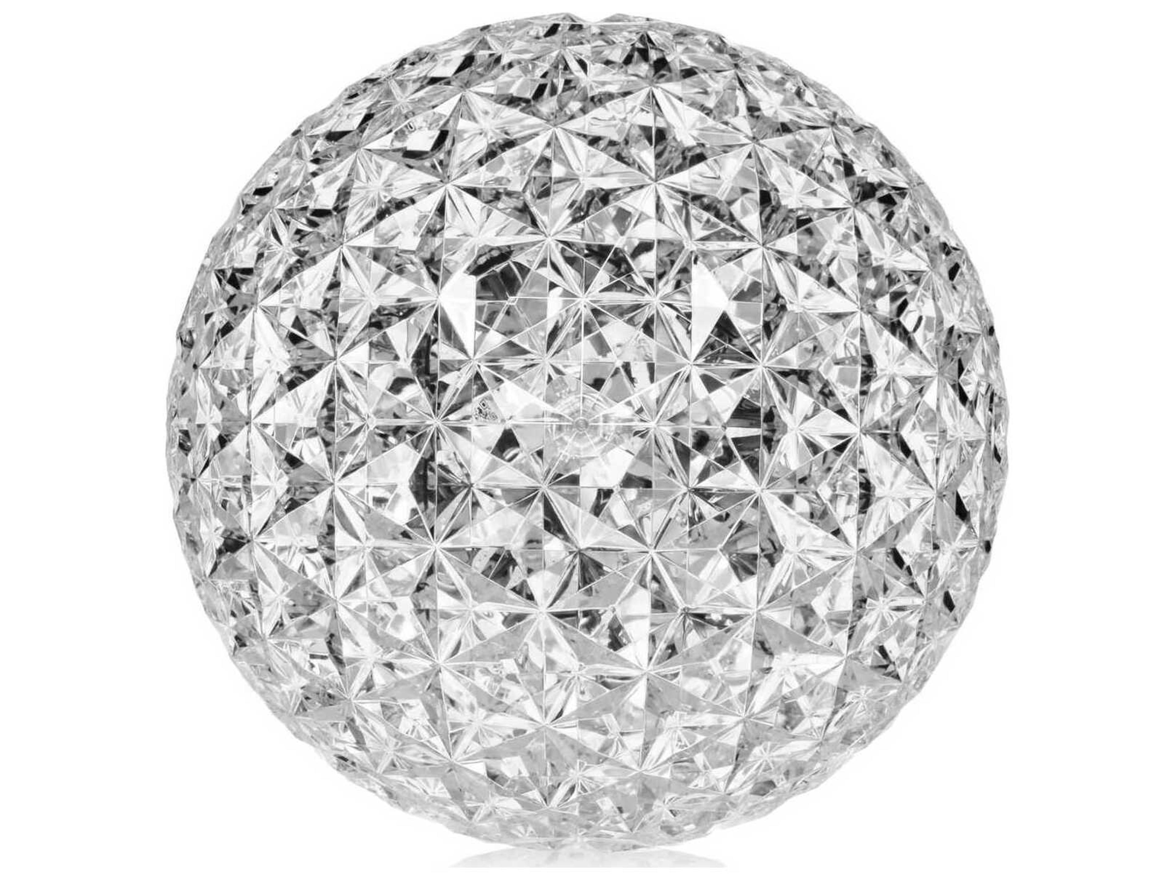 Kartell Planet Crystal Clear LED Table Lamp