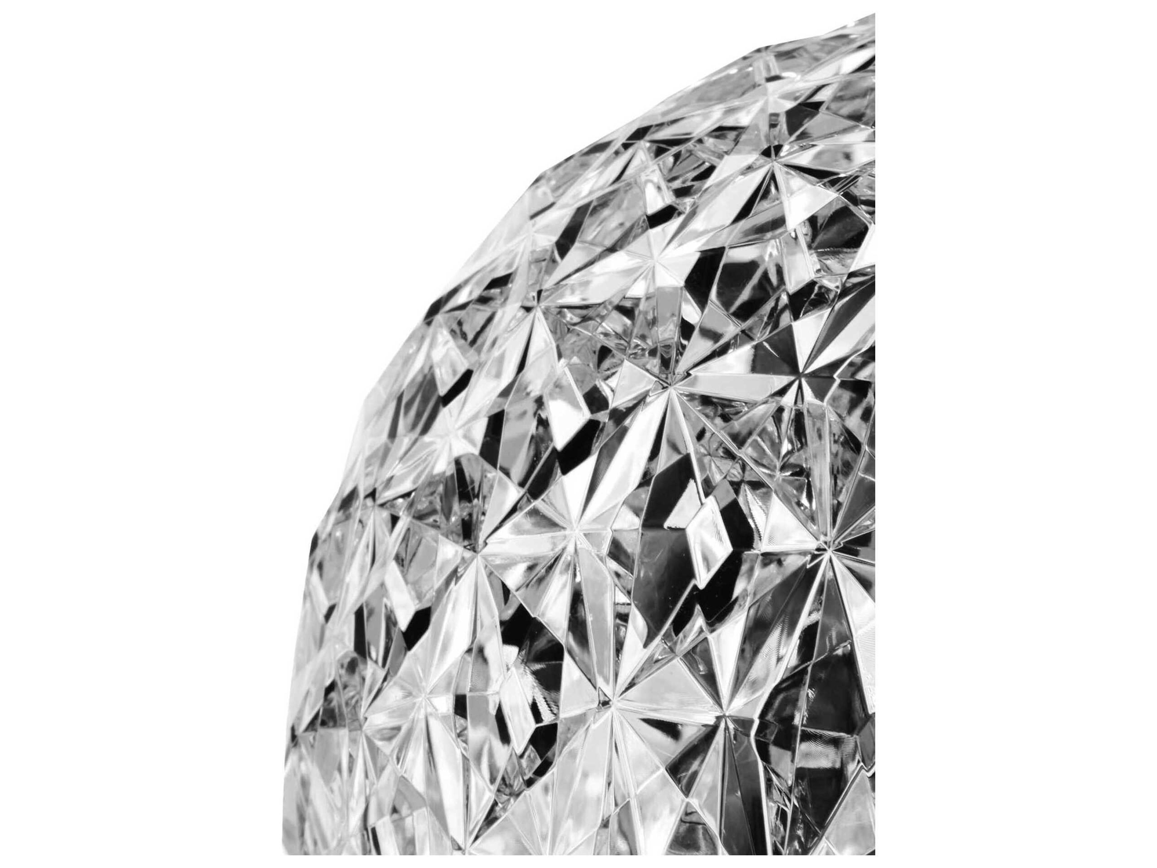 Kartell Planet Crystal Clear LED Table Lamp