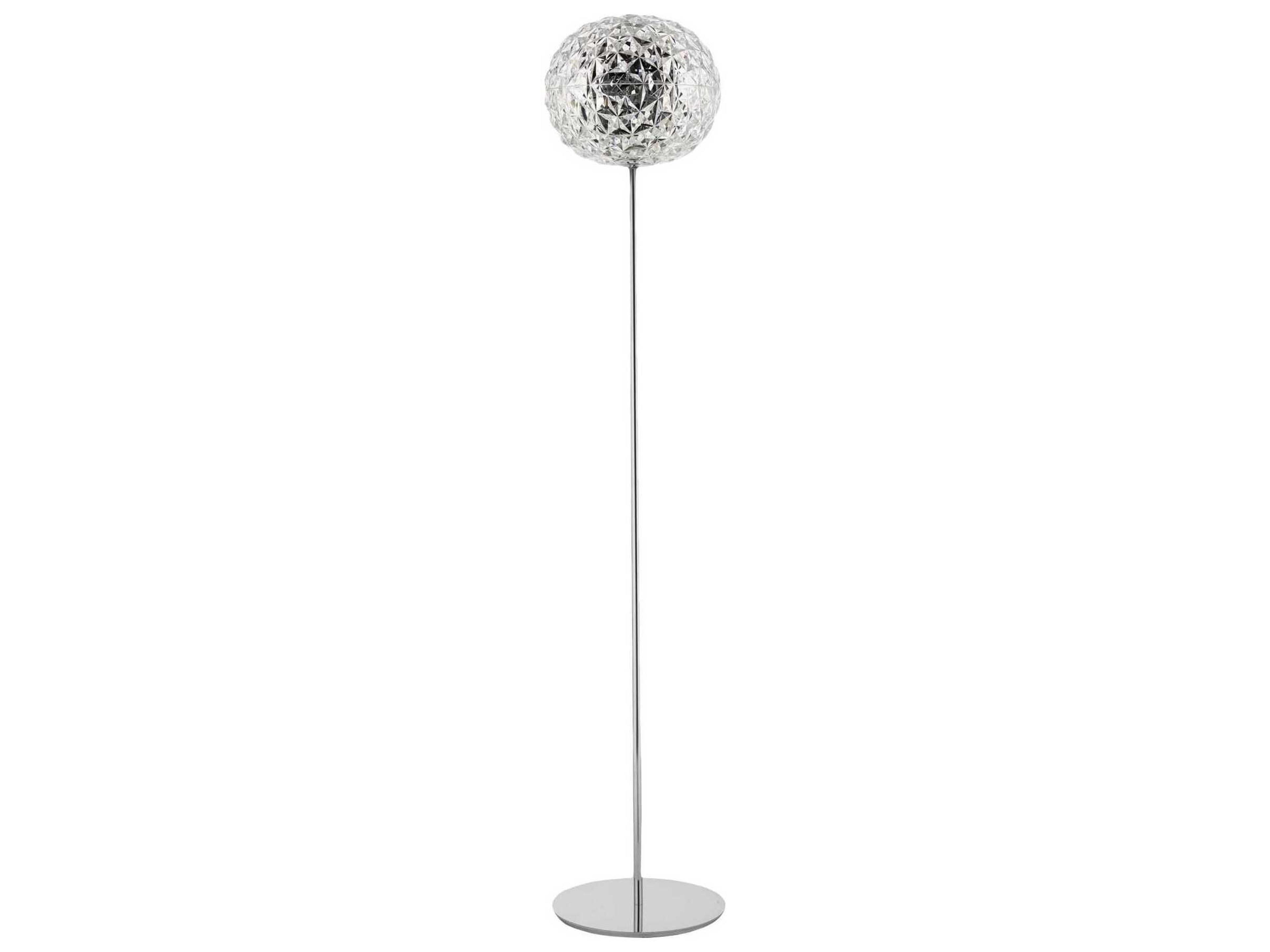 Planet Crystal Clear LED Floor Lamp