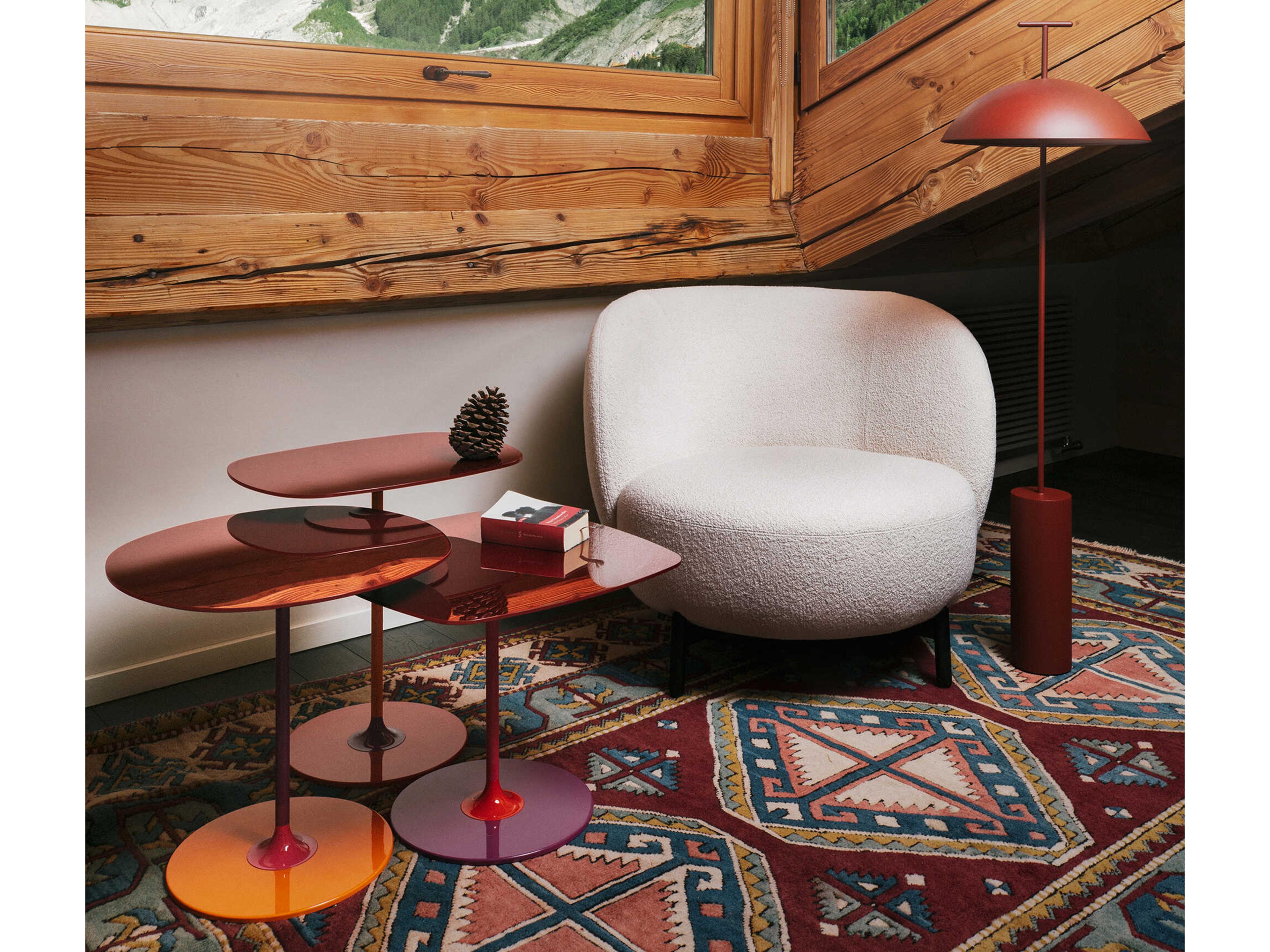 Kartell Geen-a Brick Red LED Floor Lamp