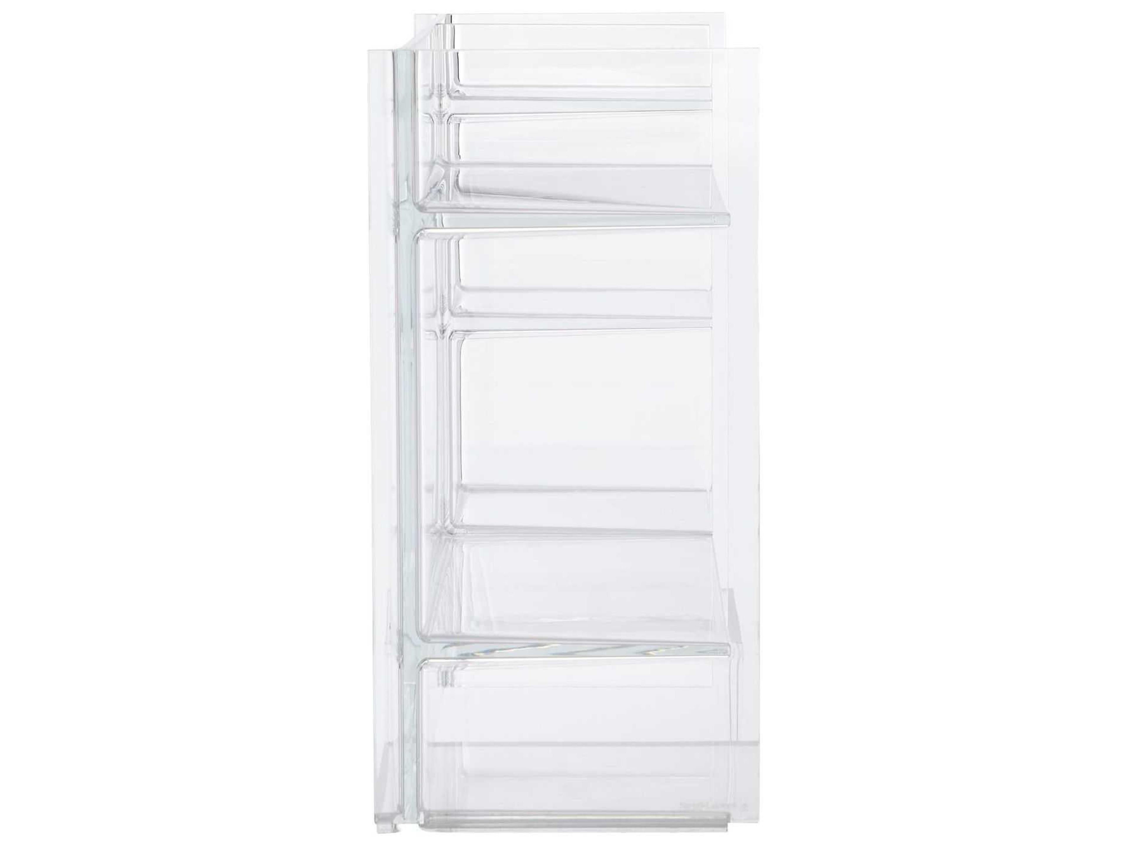 Kartell Sound-rack Transparent Crystal Bookcase