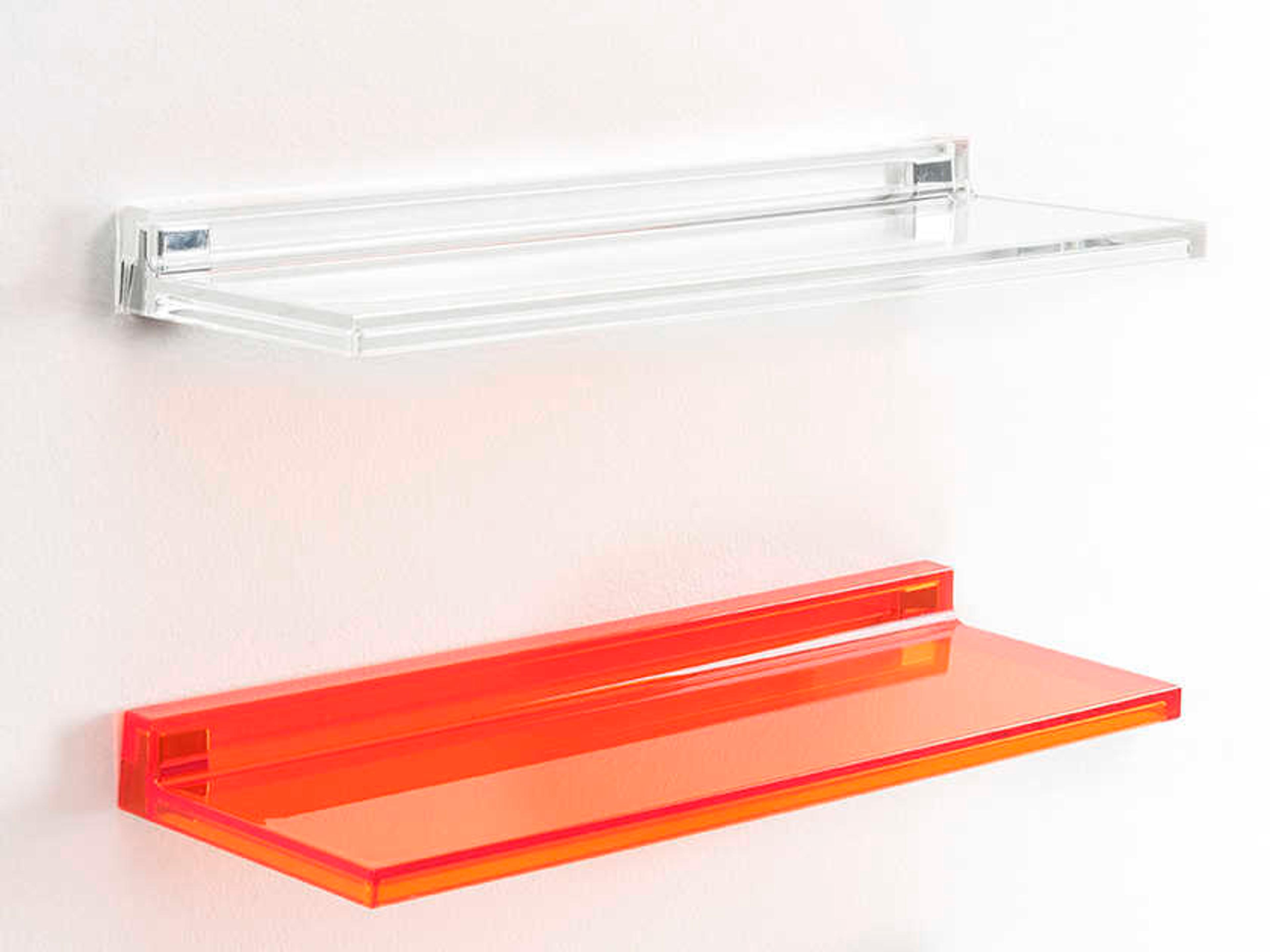 Kartell Shelfish Transparent Crystal Wall Shelf