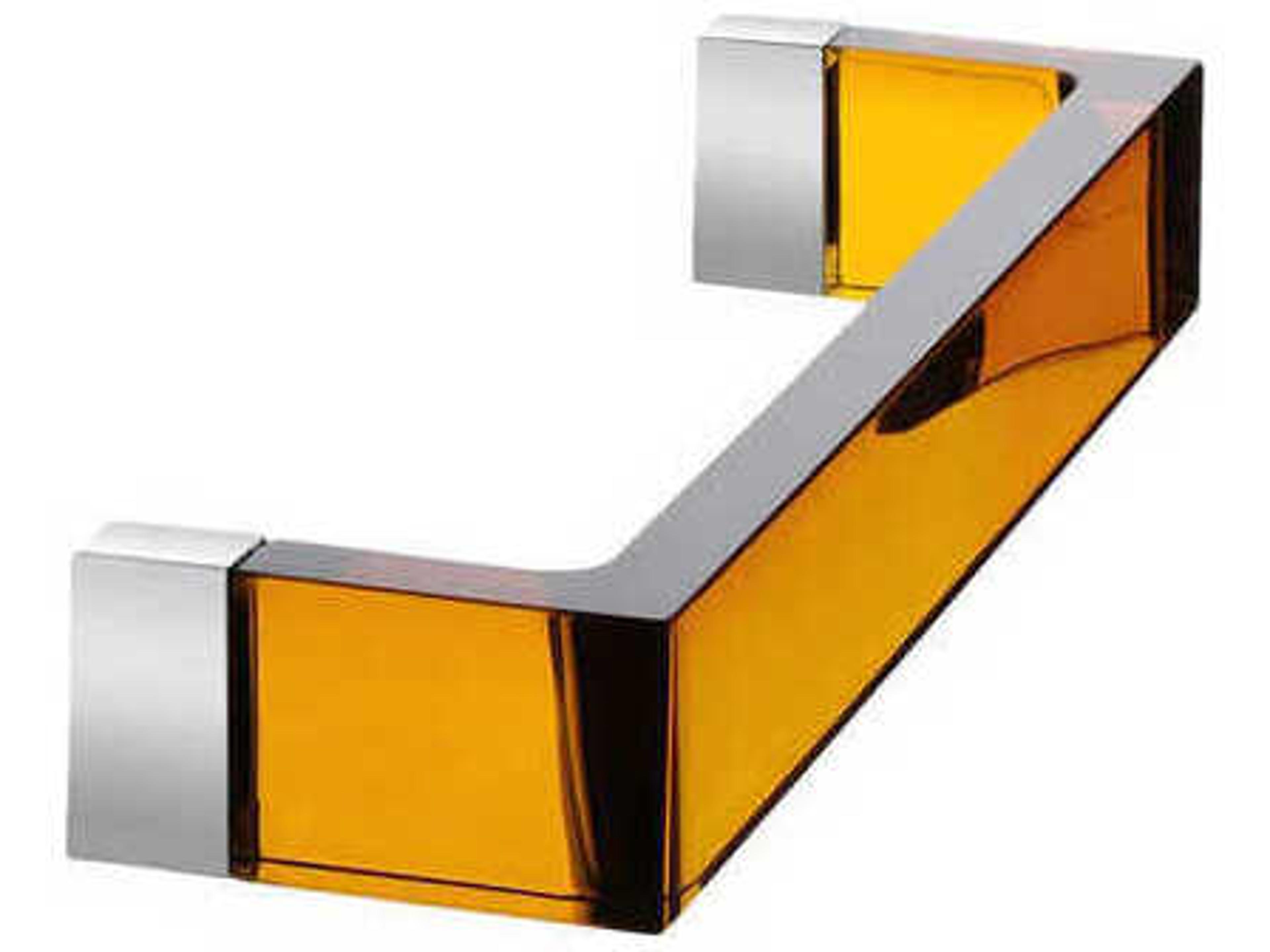 Rail 11.75" Small Towel Rack in Amber