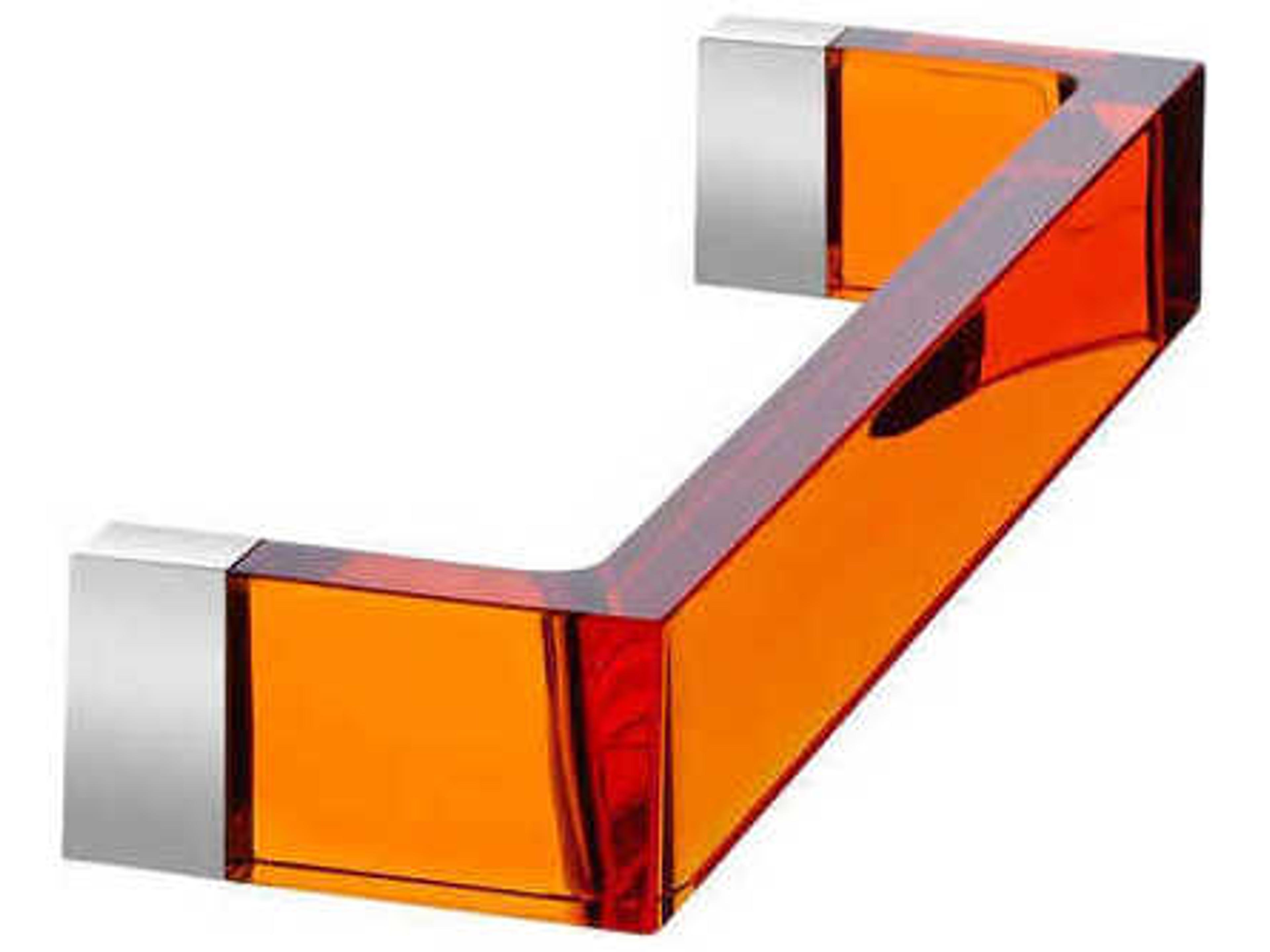 Rail 25.63" Large Towel Rack in Tangerine