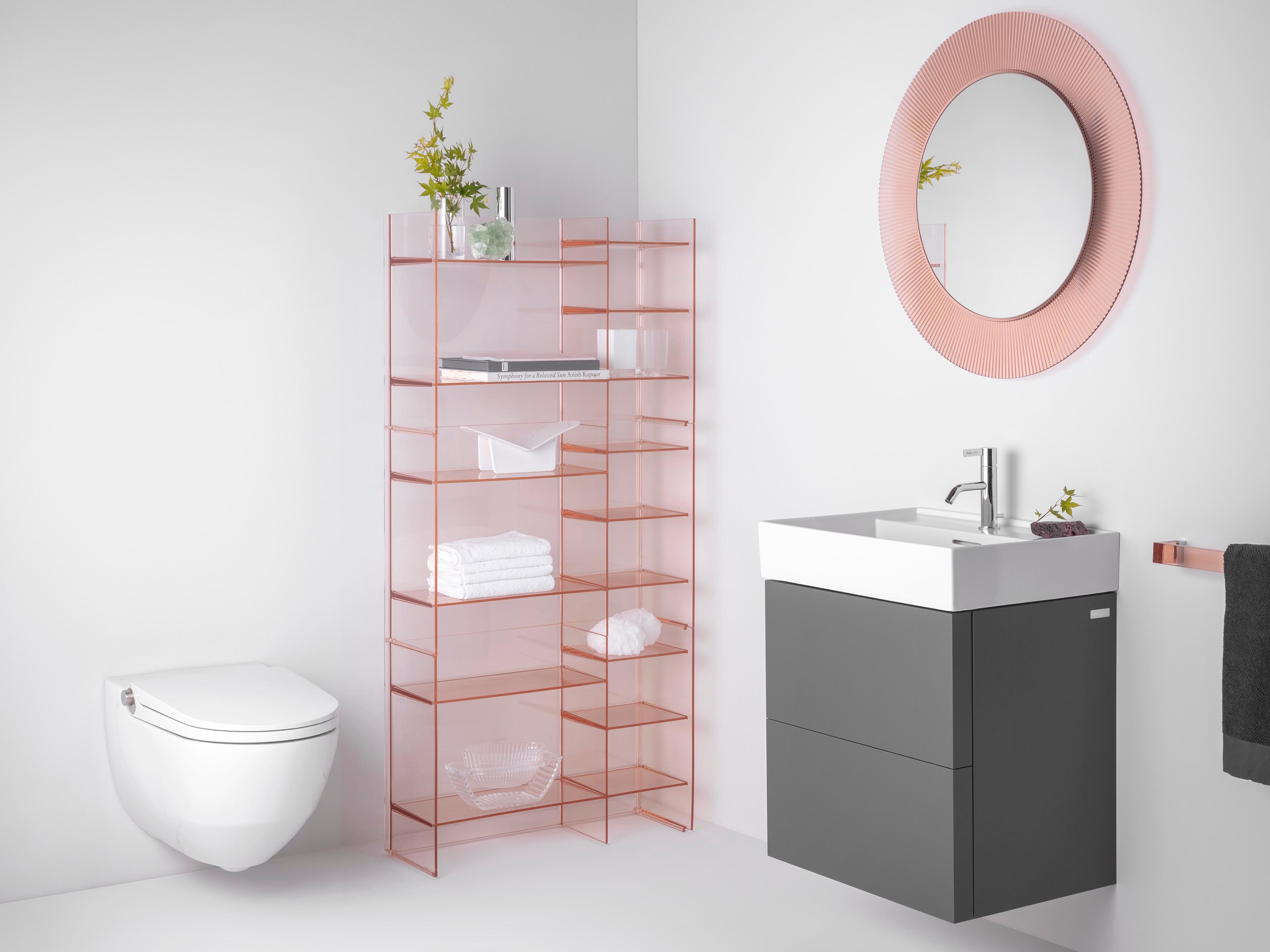 Kartell Rail Pink 26" Towel Rack