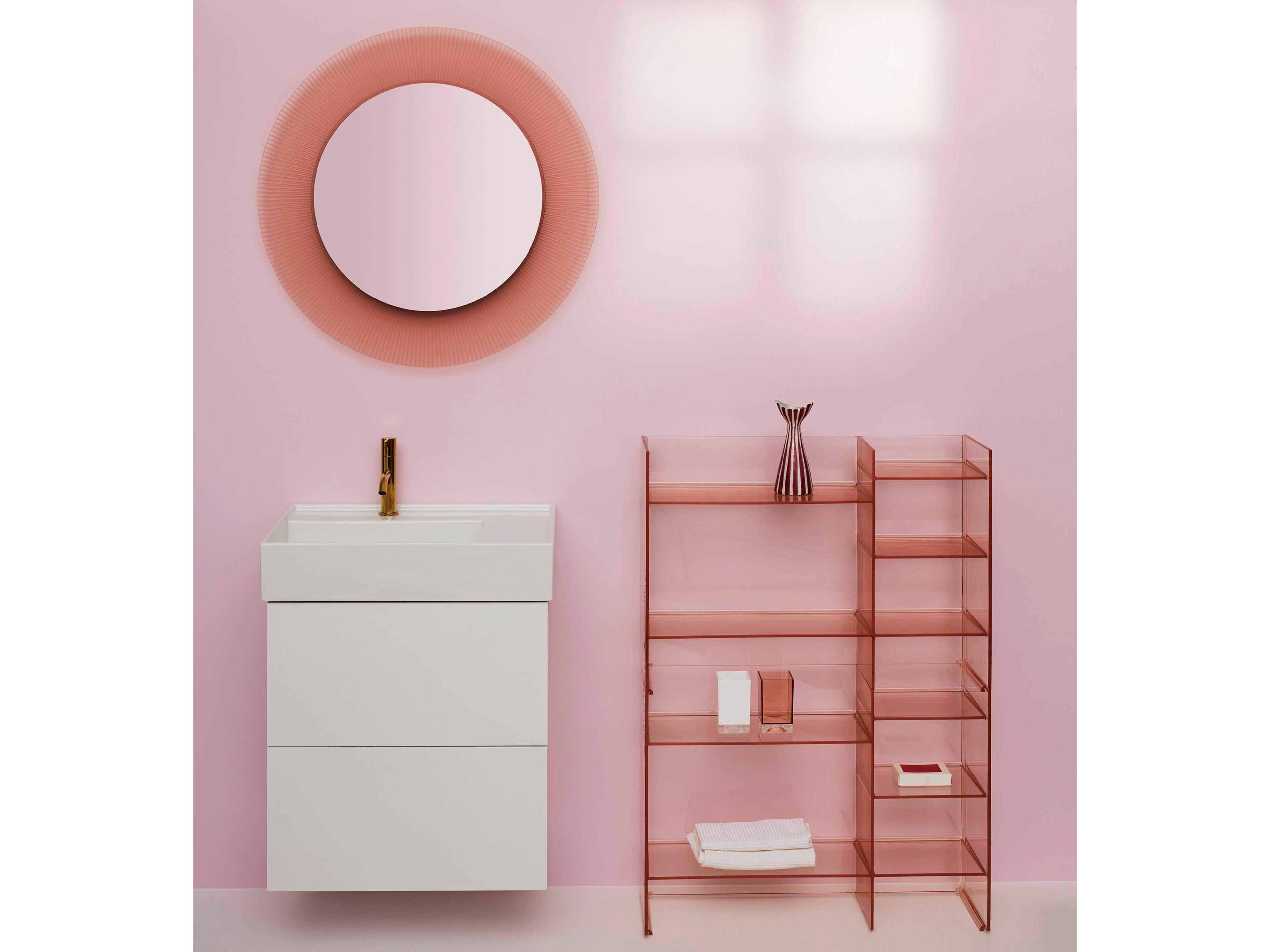 Kartell Boxy Nude Toothbrush Holder