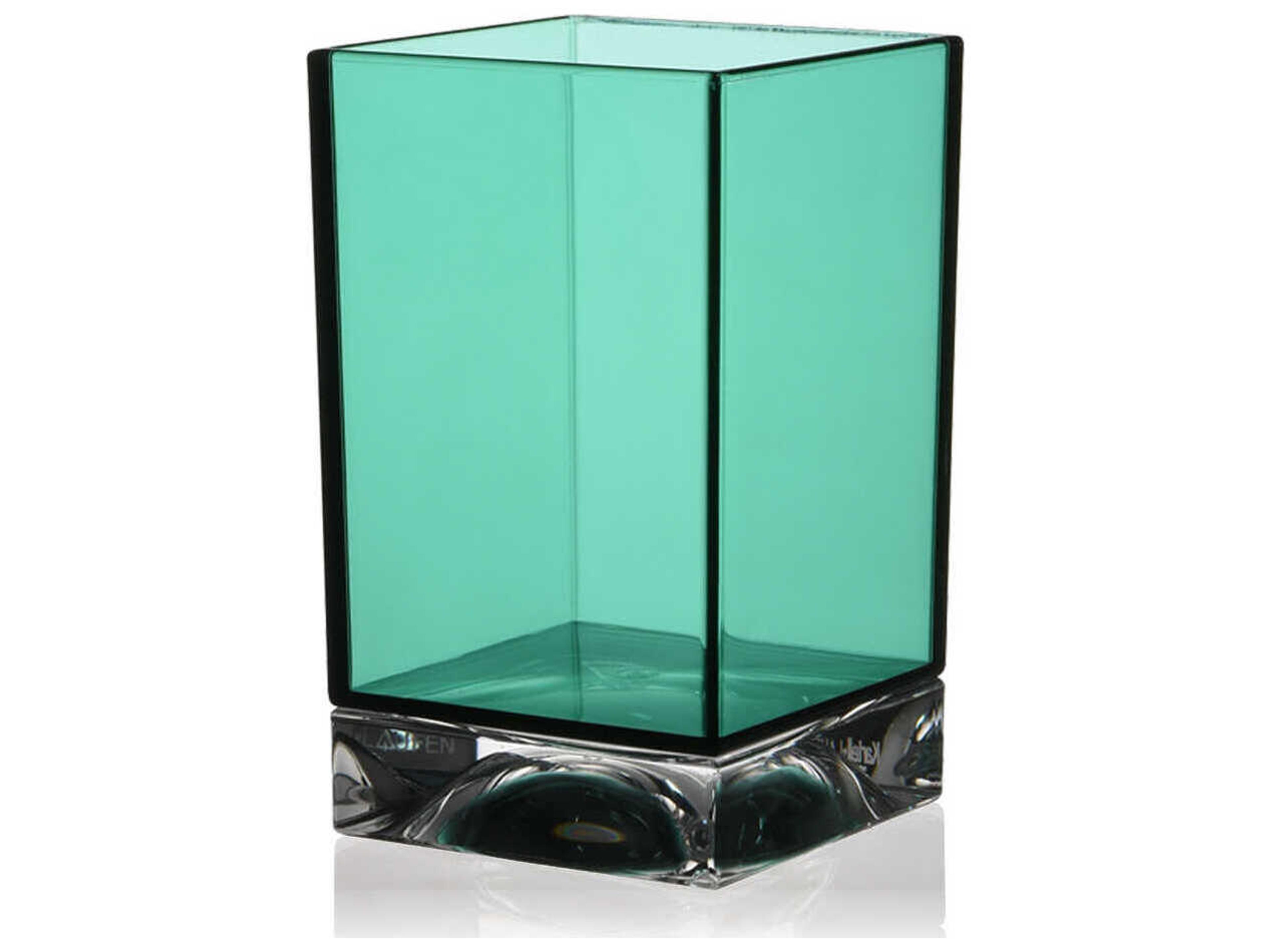 Boxy Aquamarine Toothbrush Holder