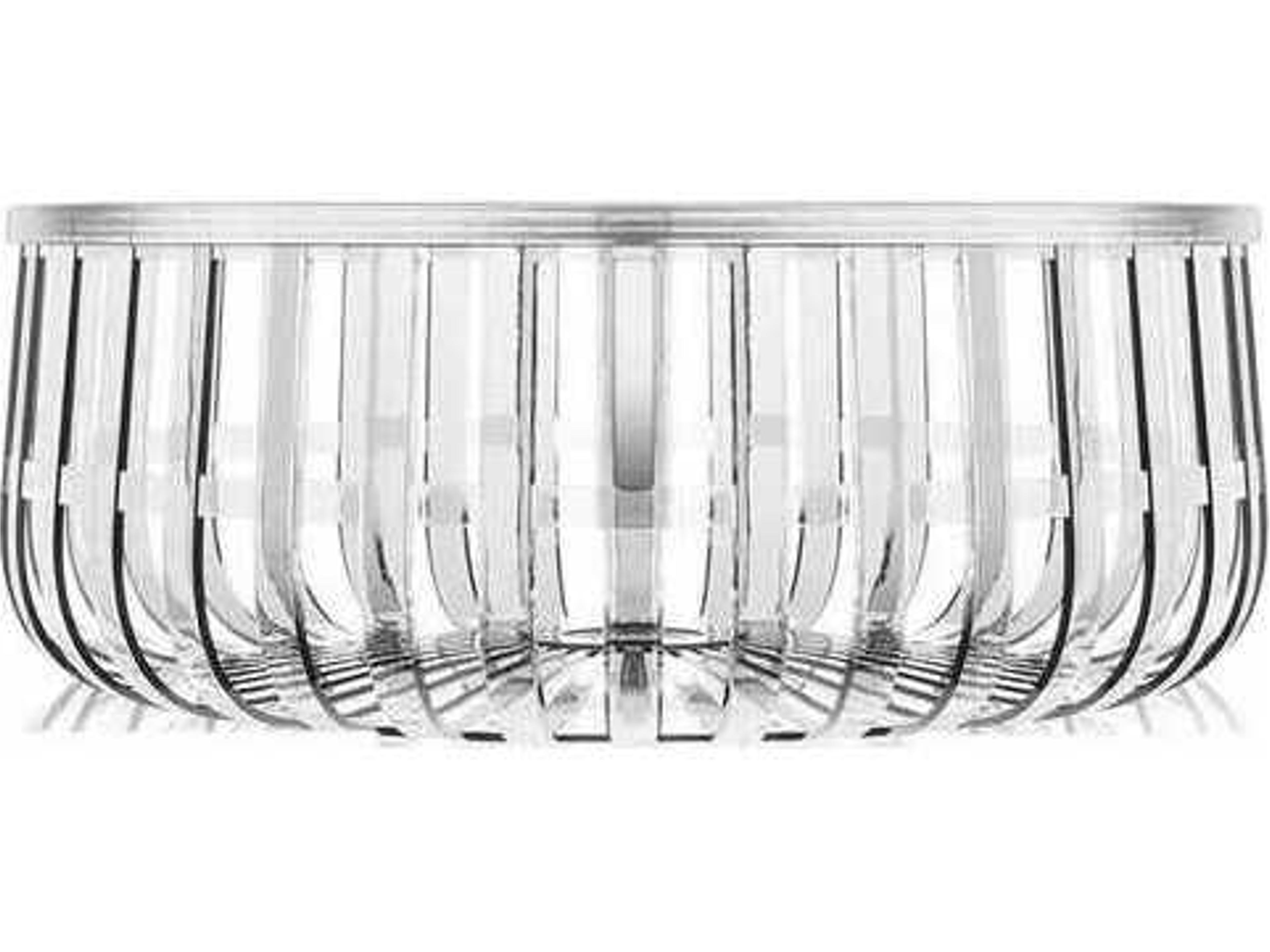 Panier 14.13" Storage Coffee Table in Crystal
