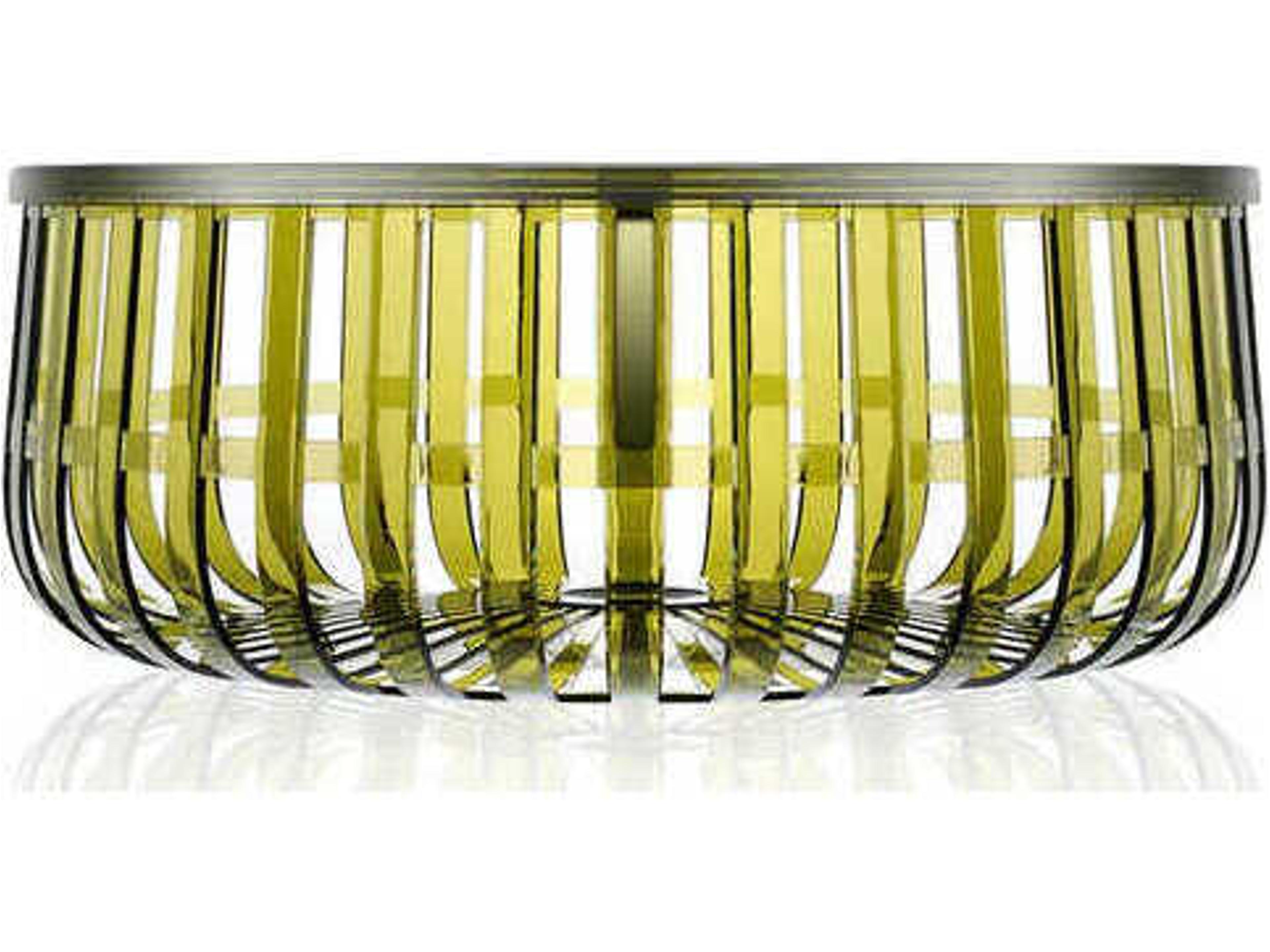 Panier 24" Storage Coffee Table in Green
