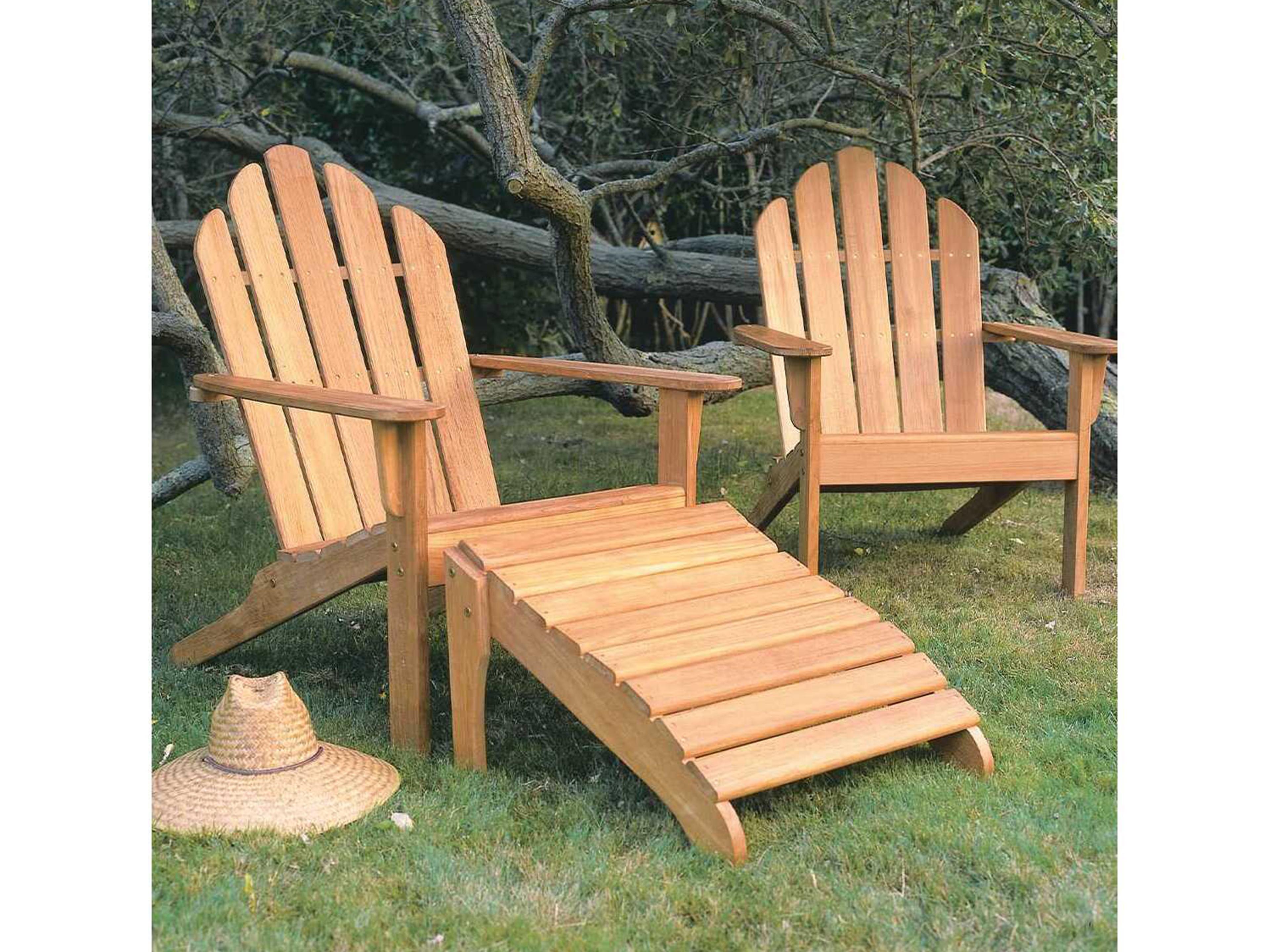 Kingsley Bate Adirondack Teak Ottoman