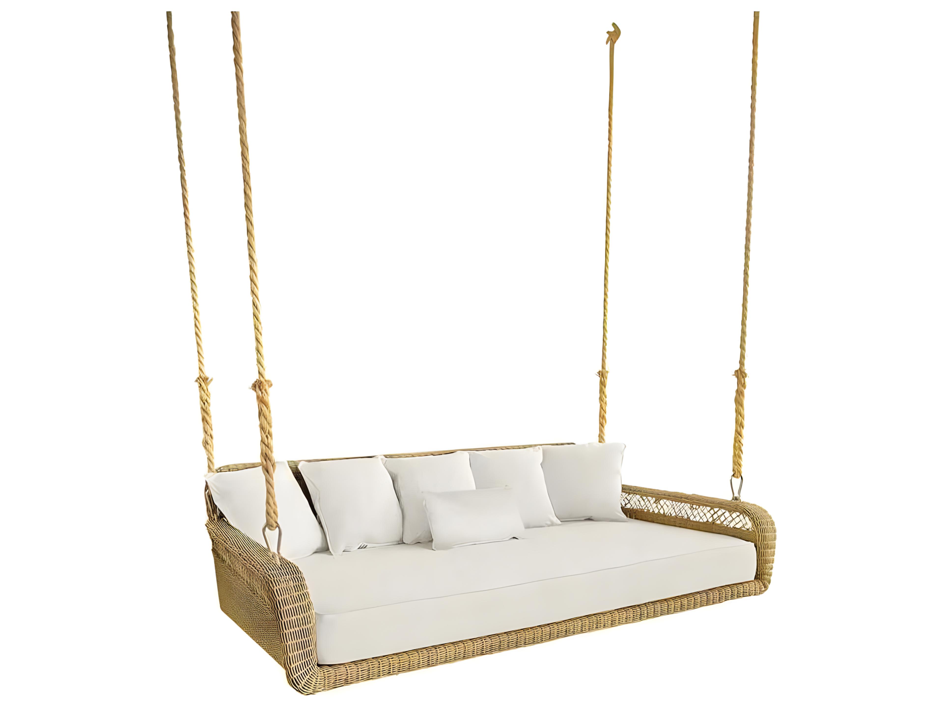 Amelia Wicker Cushion Hanging Daybed
