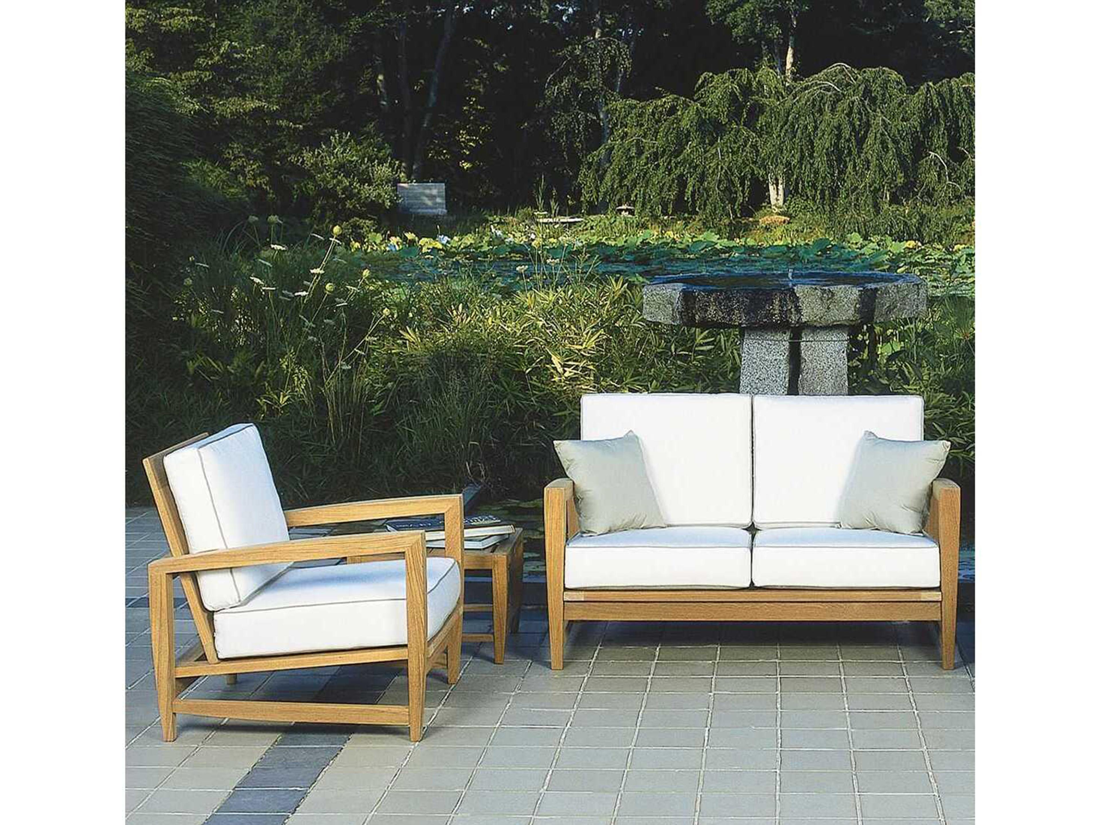 Kingsley Bate Special Order Amalfi Teak Cushion Lounge Chair