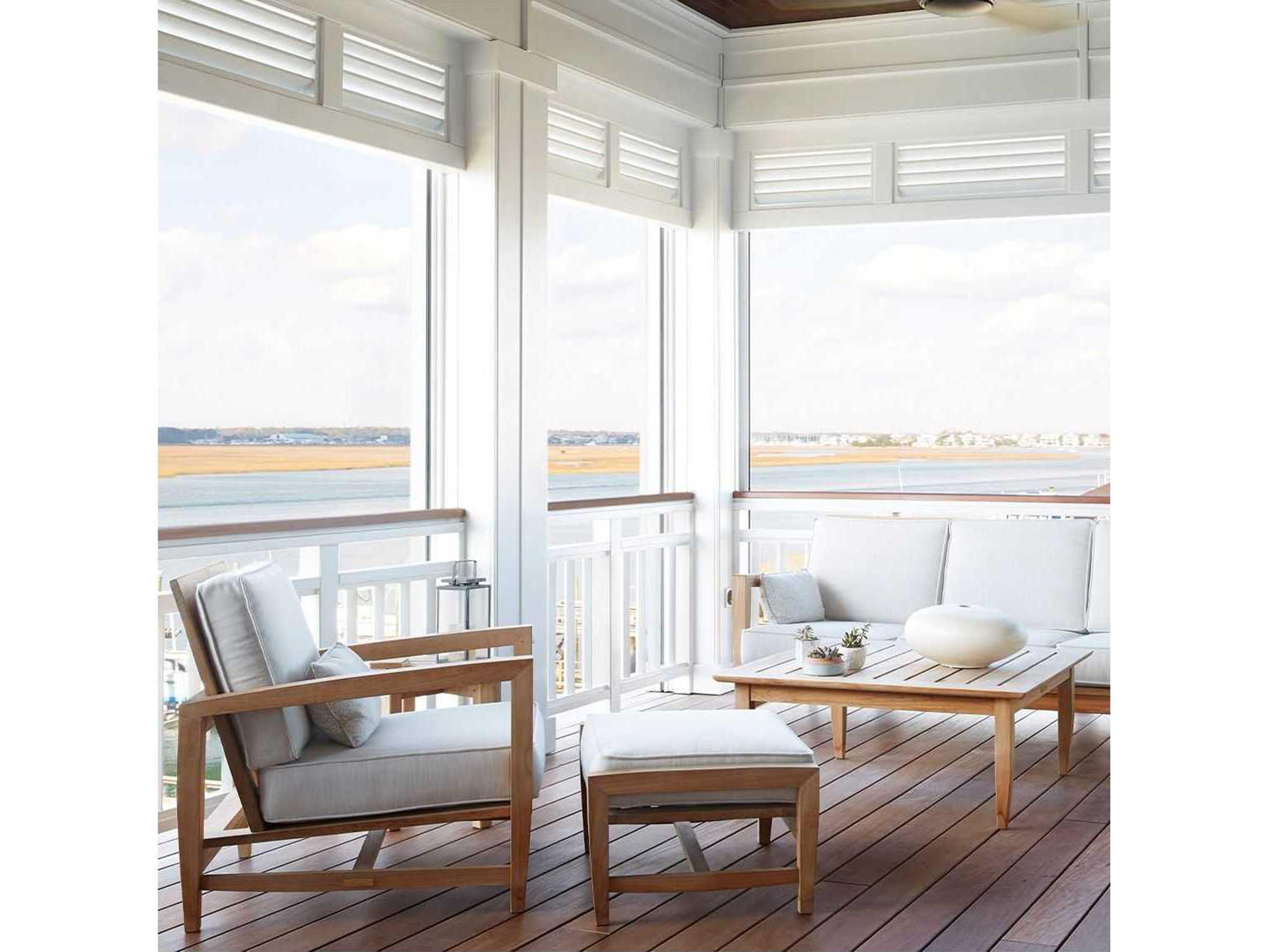 Kingsley Bate Amalfi Teak 40" Wide Square Coffee Table