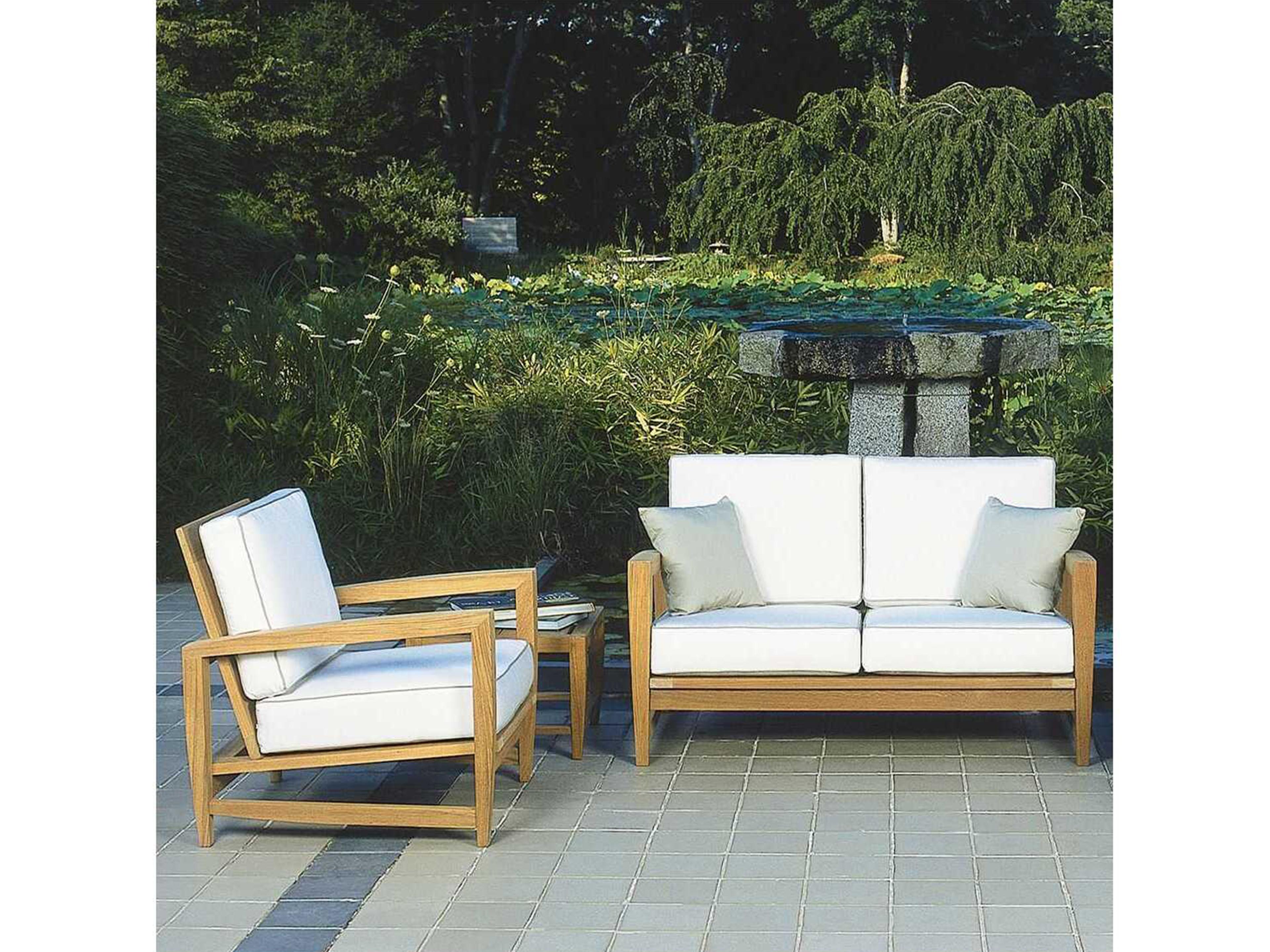 Kingsley Bate Amalfi Teak Cushion Loveseat