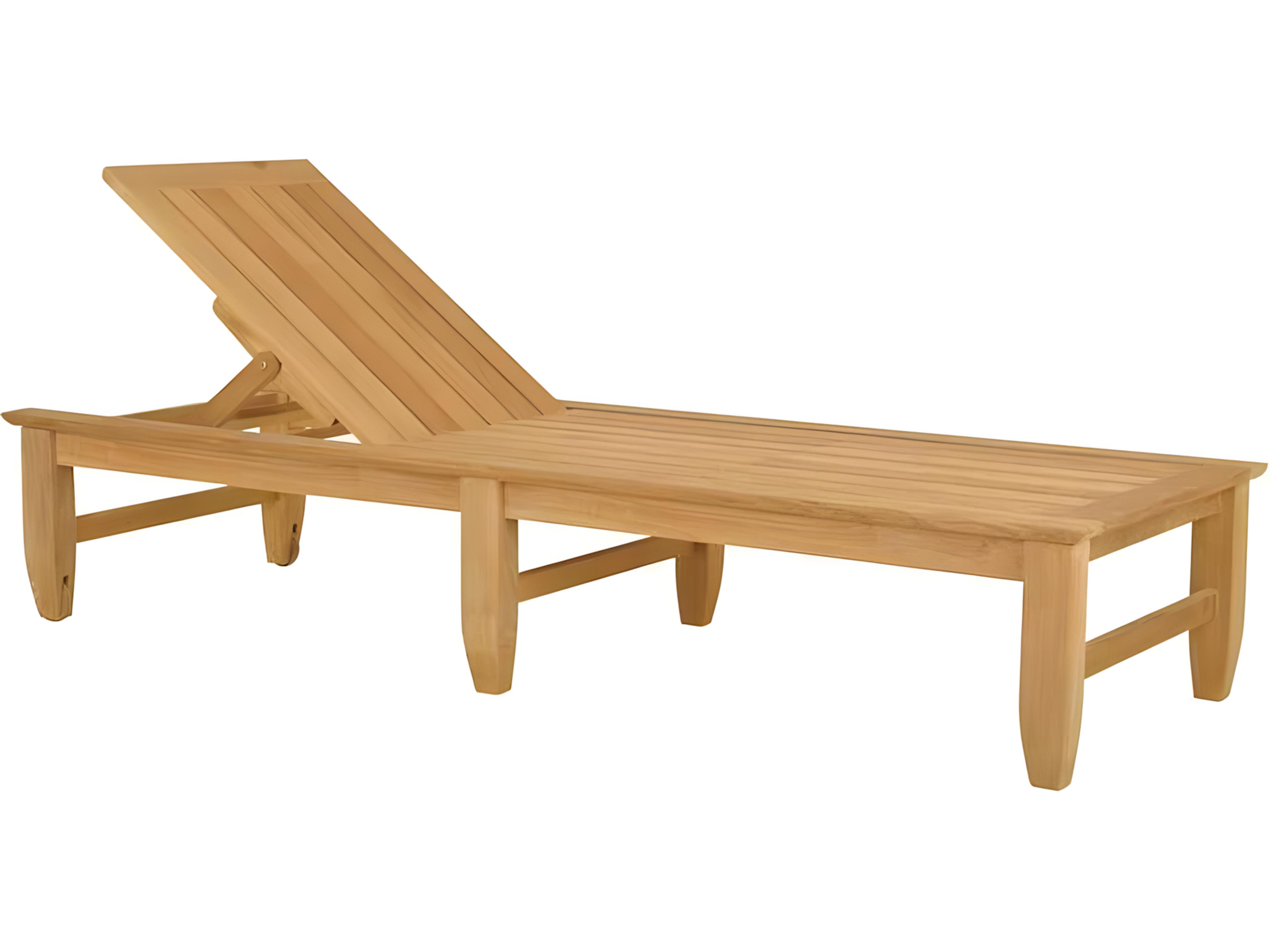 Amalfi Teak Chaise Lounge