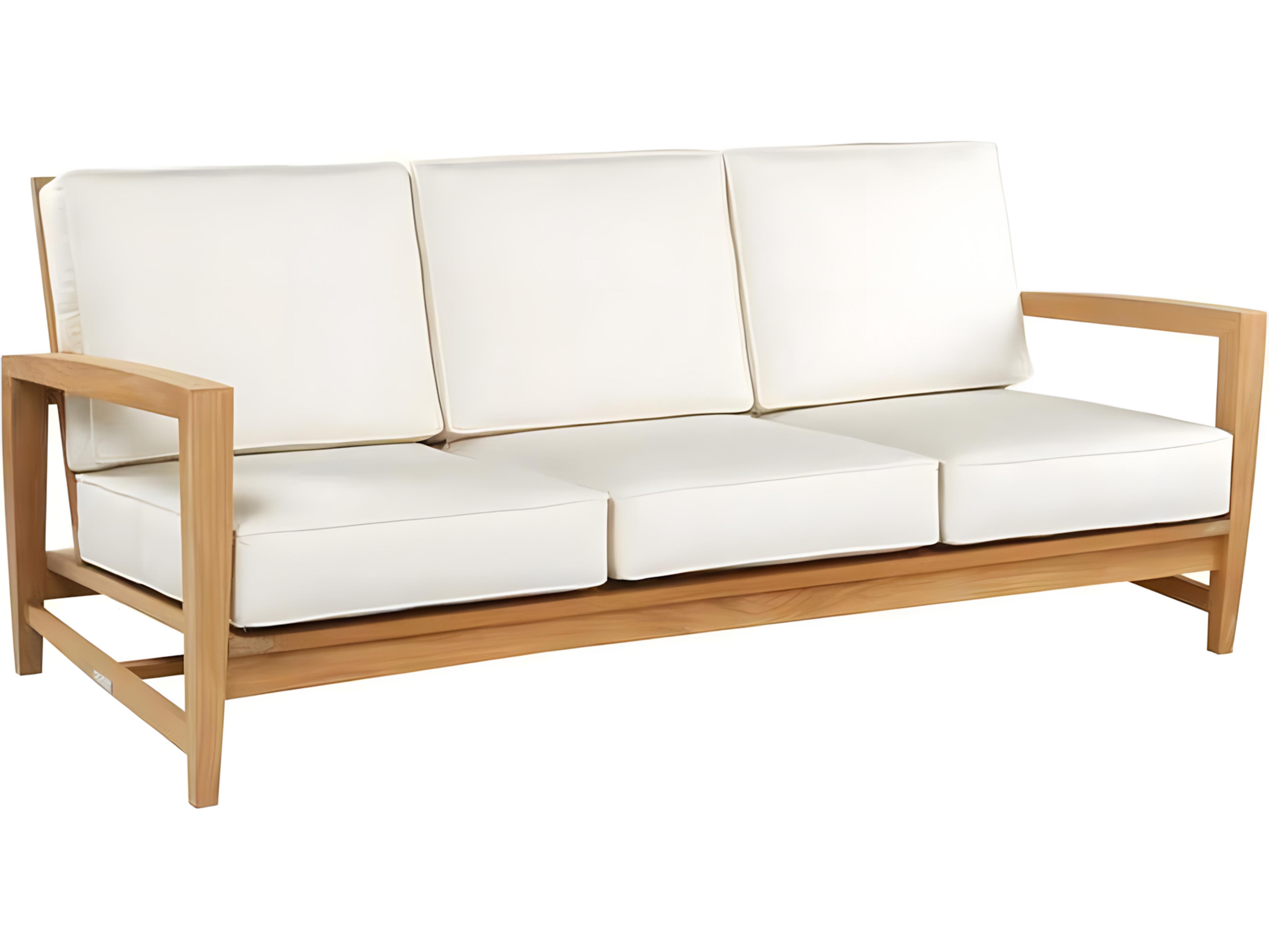 Special Order Amalfi Teak Cushion Sofa