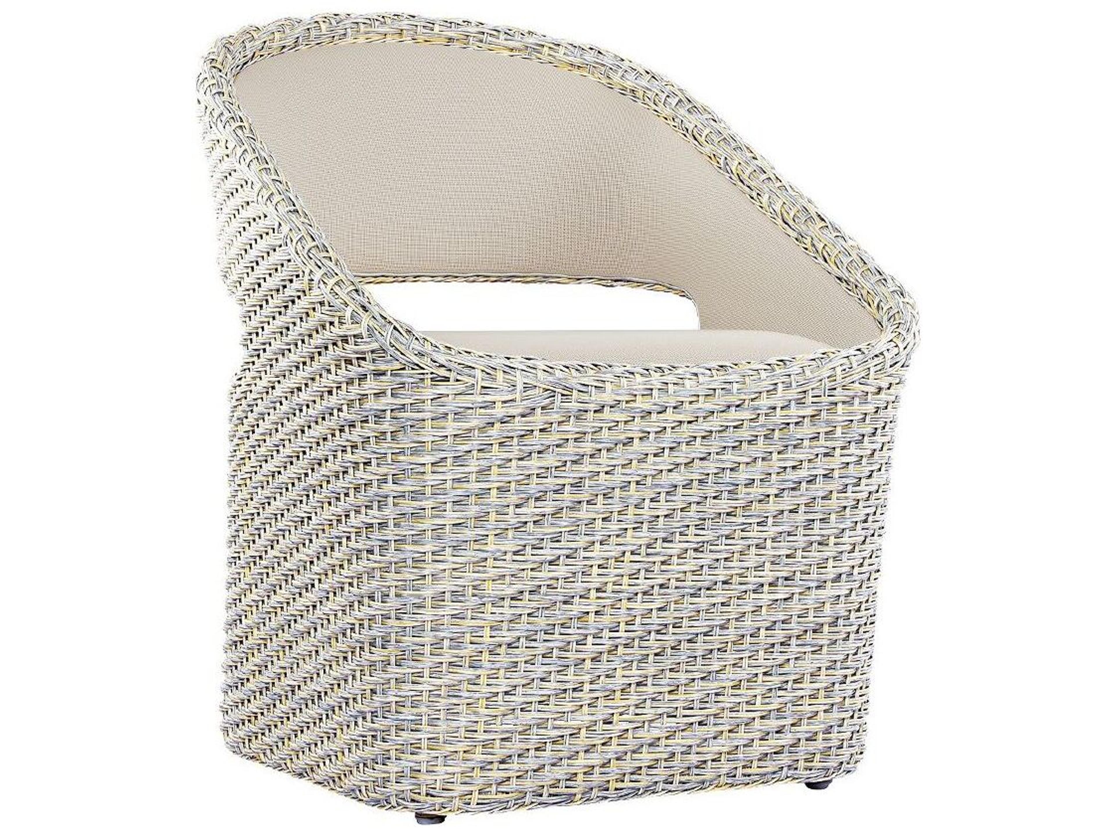 Kingsley Bate Biscayne Wicker Sling Armchair with Open Backrest