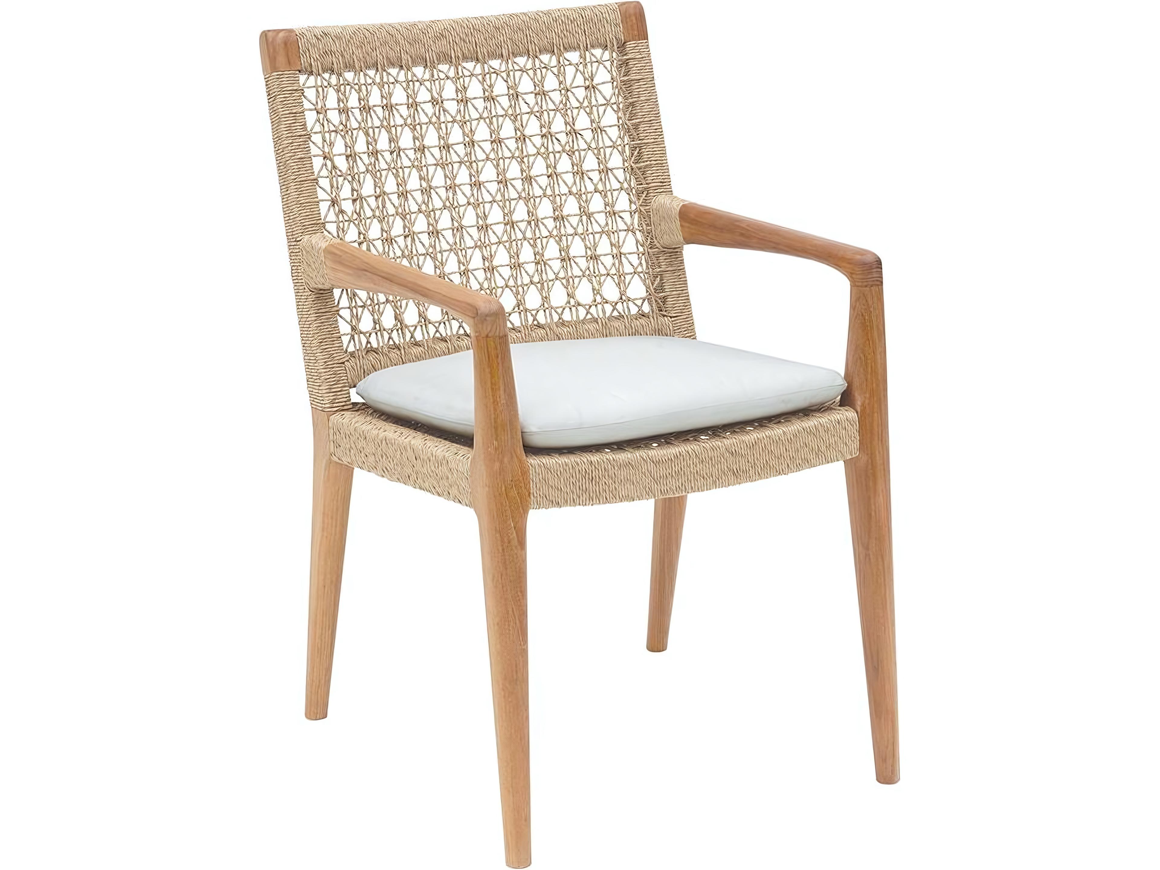 Barcelona Teak Cushion Dining Arm Chair