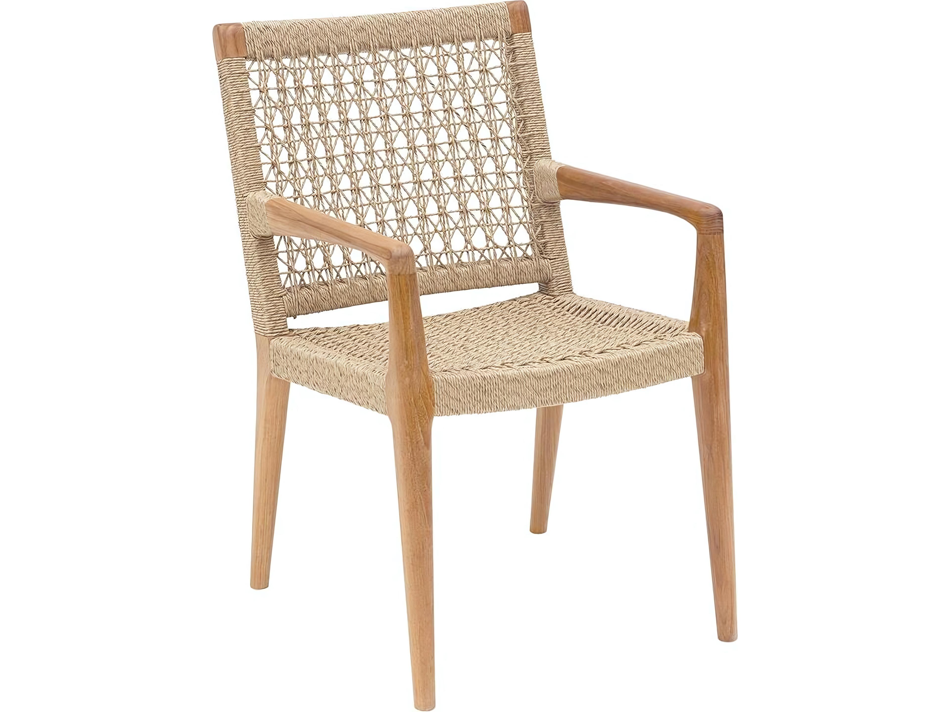 Kingsley Bate Barcelona Teak Cushion Dining Arm Chair