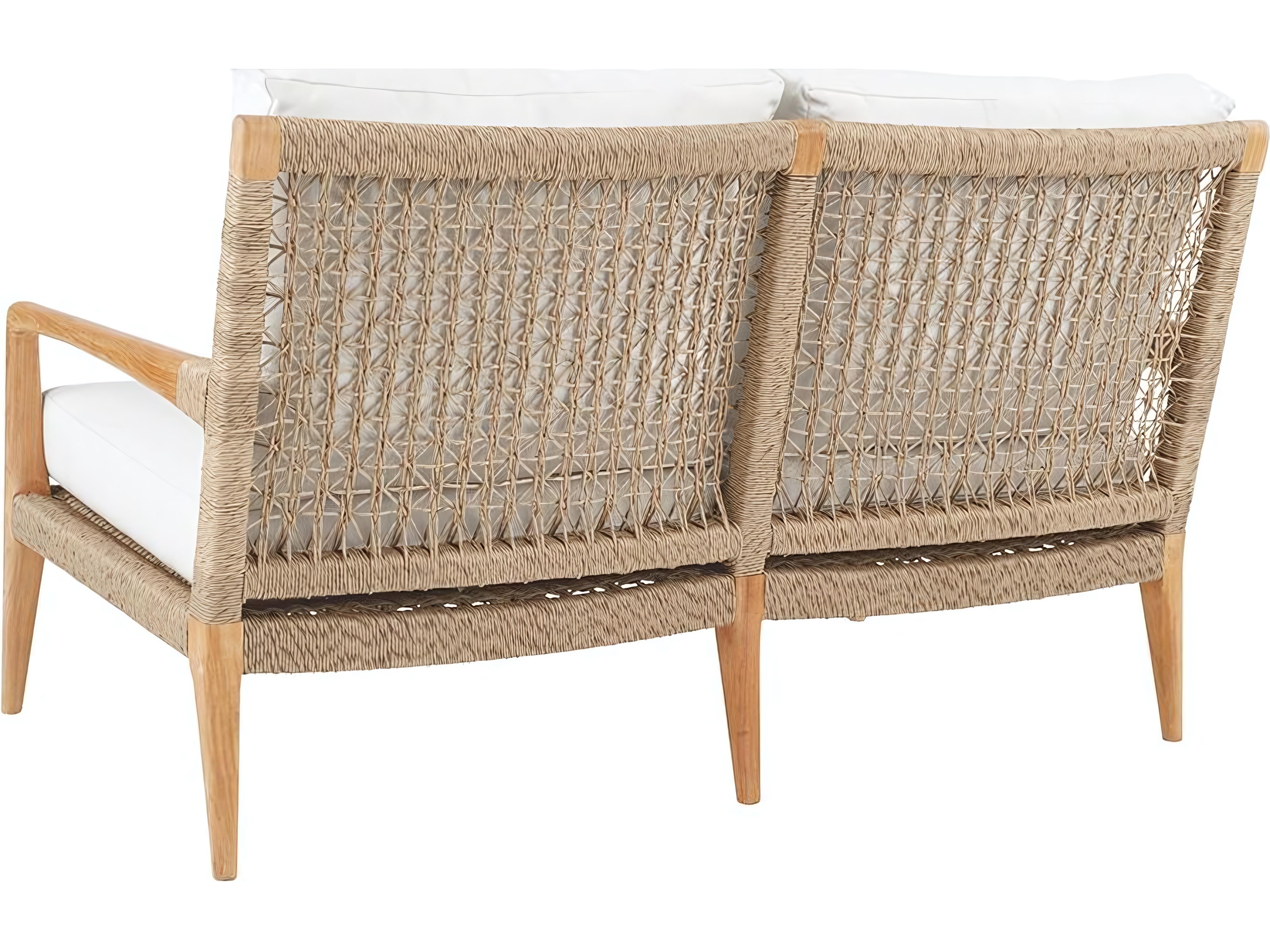 Kingsley Bate Special Order Barcelona Teak Cushion Loveseat